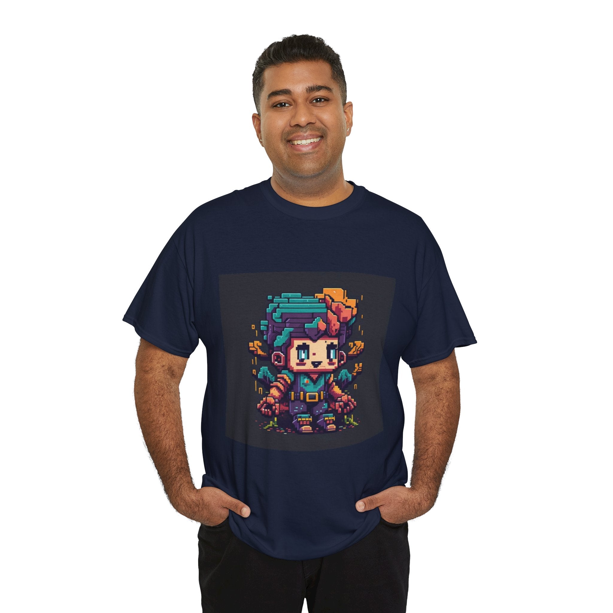 Pixel Art Retro Gamer T- Shirt Printify