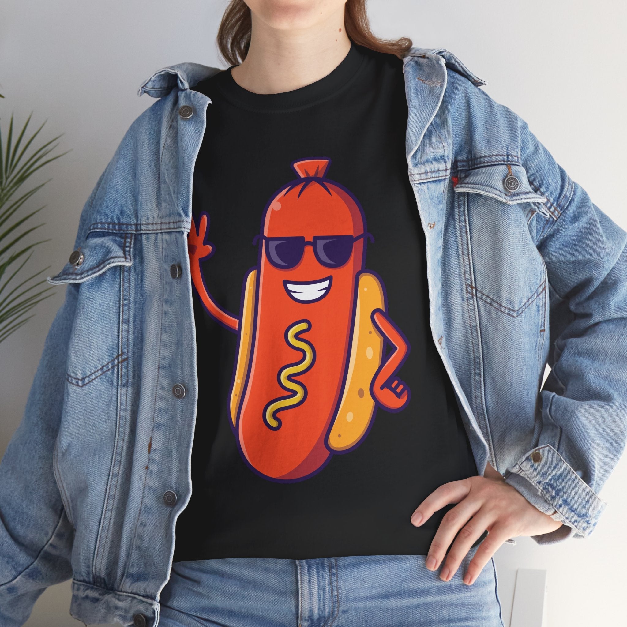Sassy Hot Dog Graphic T- Shirt Printify