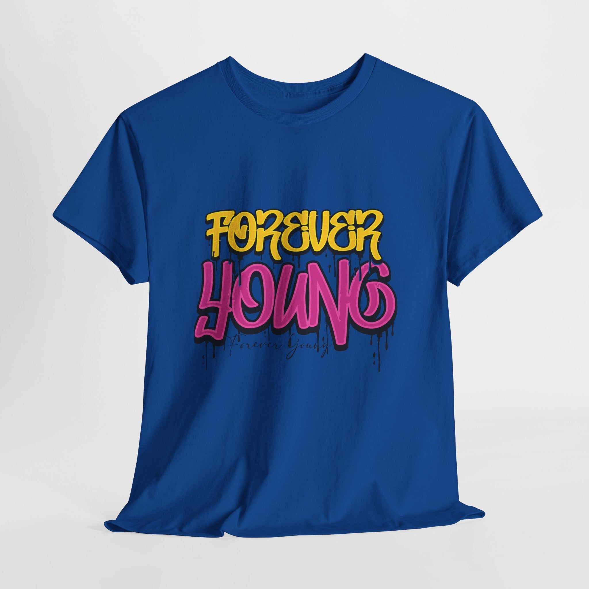 Forever Young Graffiti Graphic T- Shirt Printify