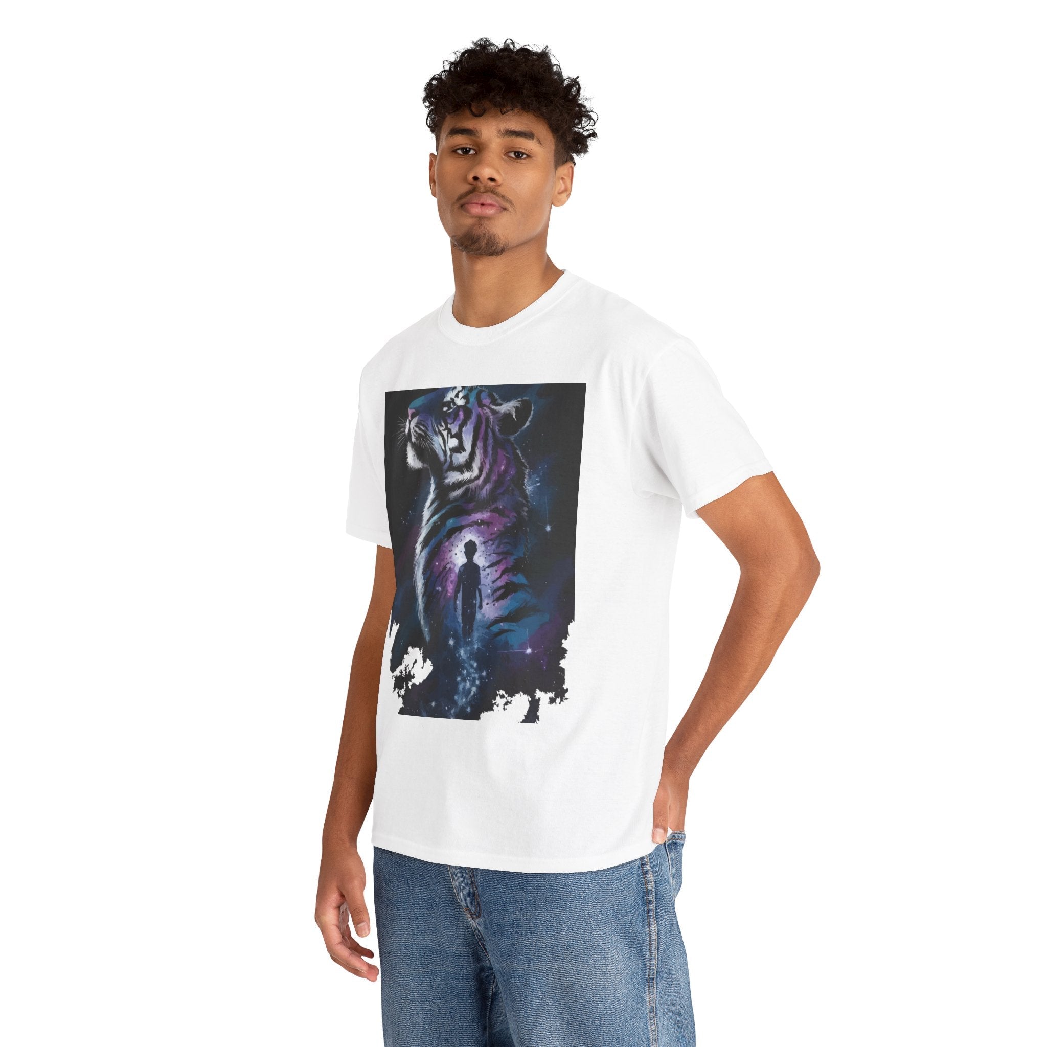 Mystical Tiger Graphic T-Shirt Printify