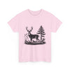 Rustic Deer Graphic T- Shirt Printify