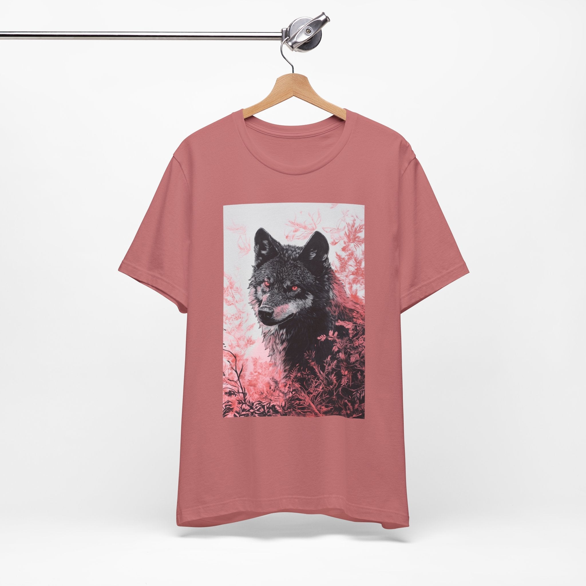 Artistic Wolf Graphic T- Shirt Printify