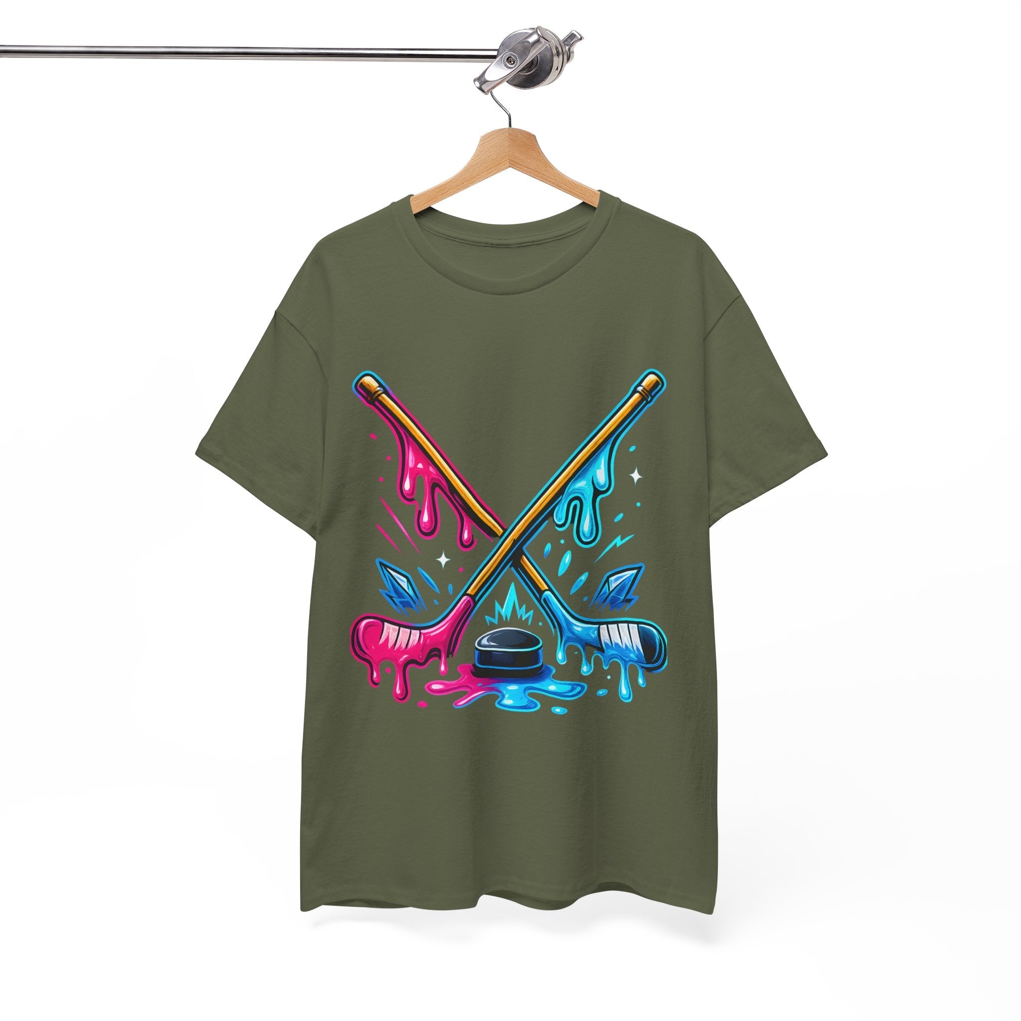 Drip Ice- hockey Unisex T-Shirt Printify