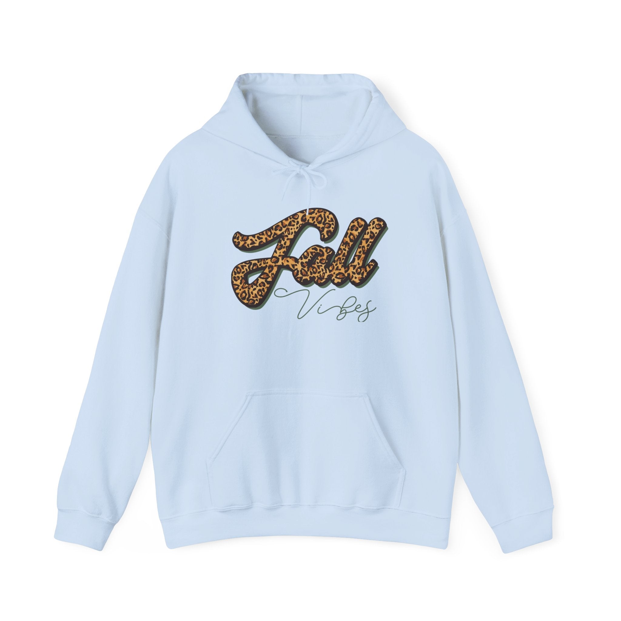Fall Vibes Leopard Graphic Hoodie Printify