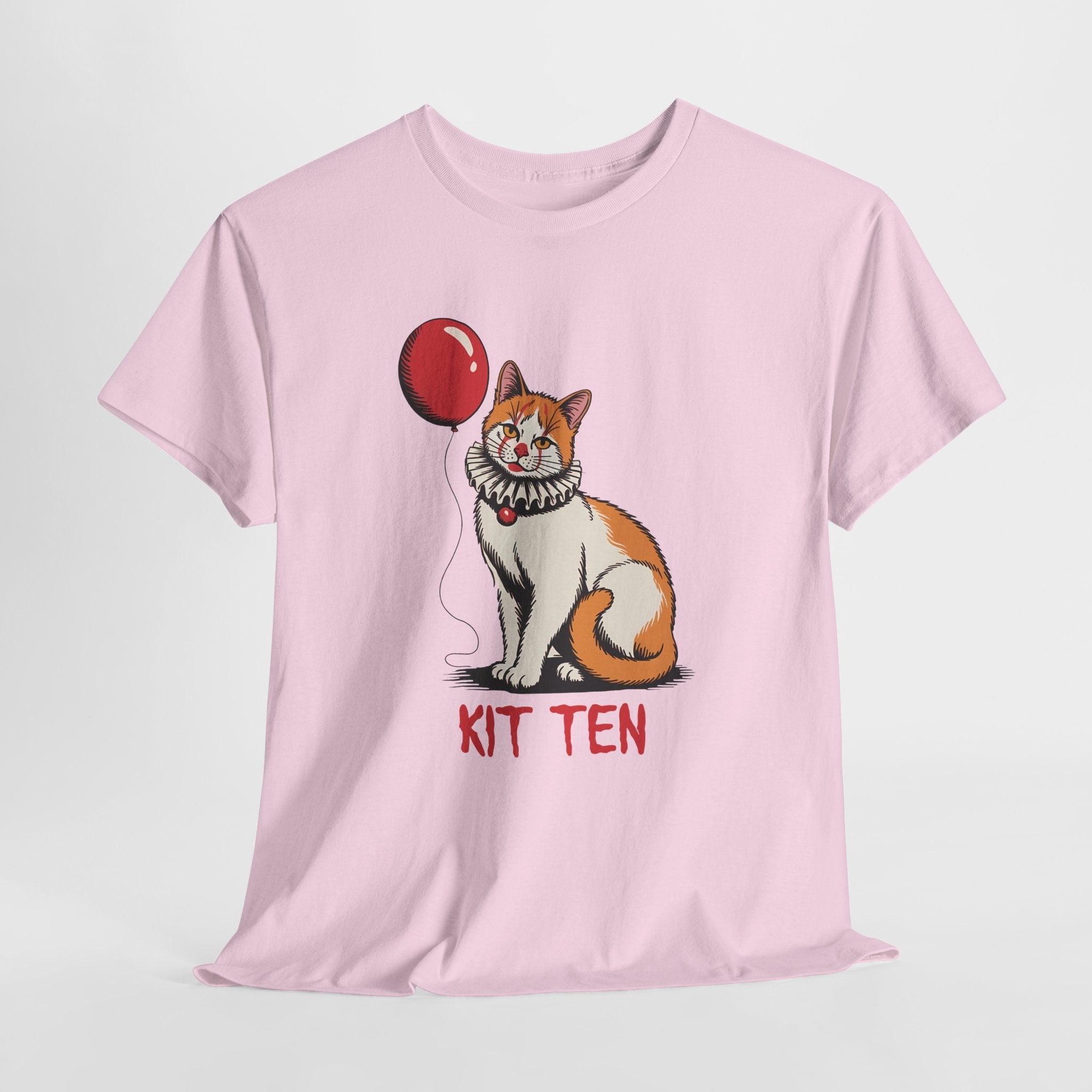 Cute Cat Balloon Graphic T-Shirt Printify