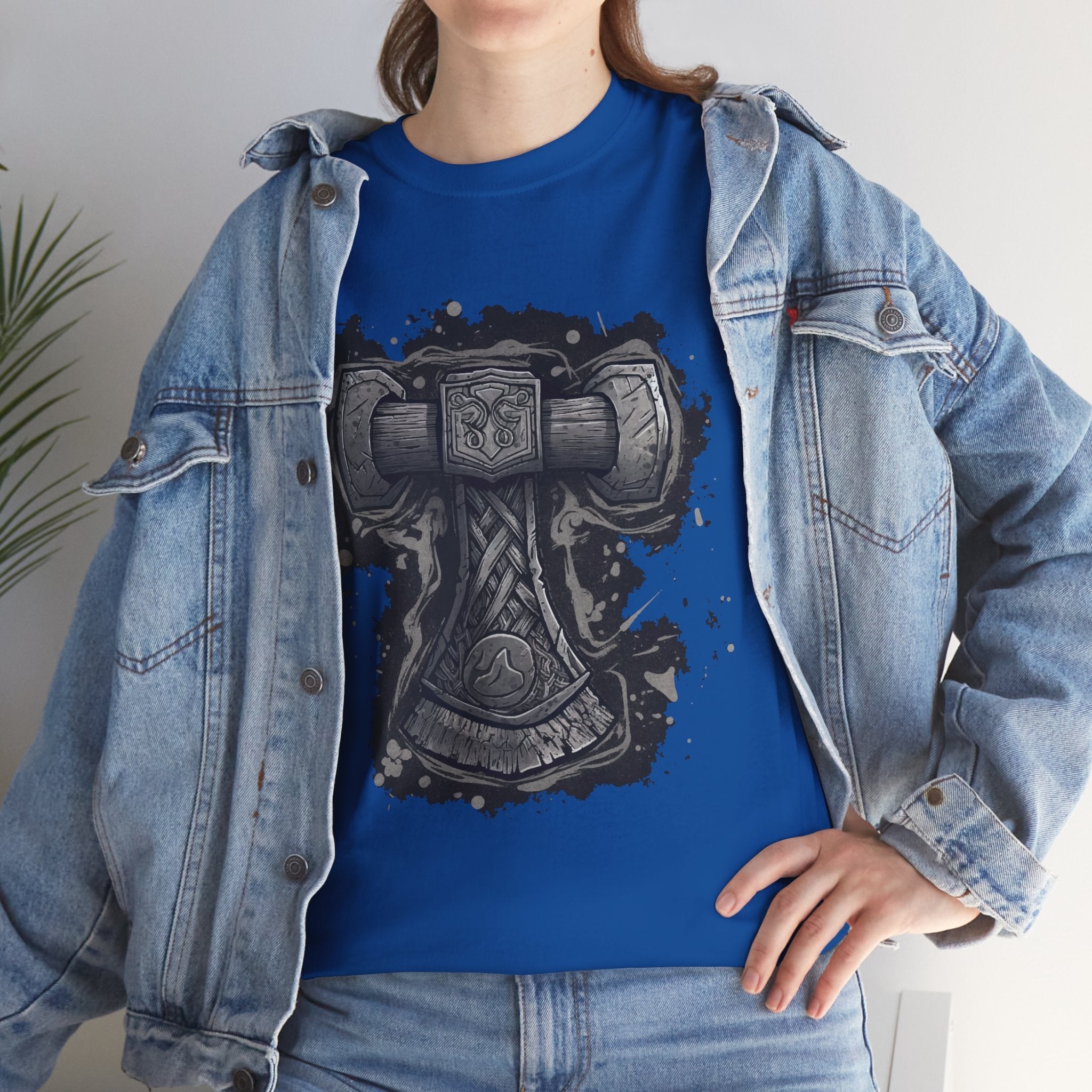 Thor Hammer Graphic T- Shirt Printify