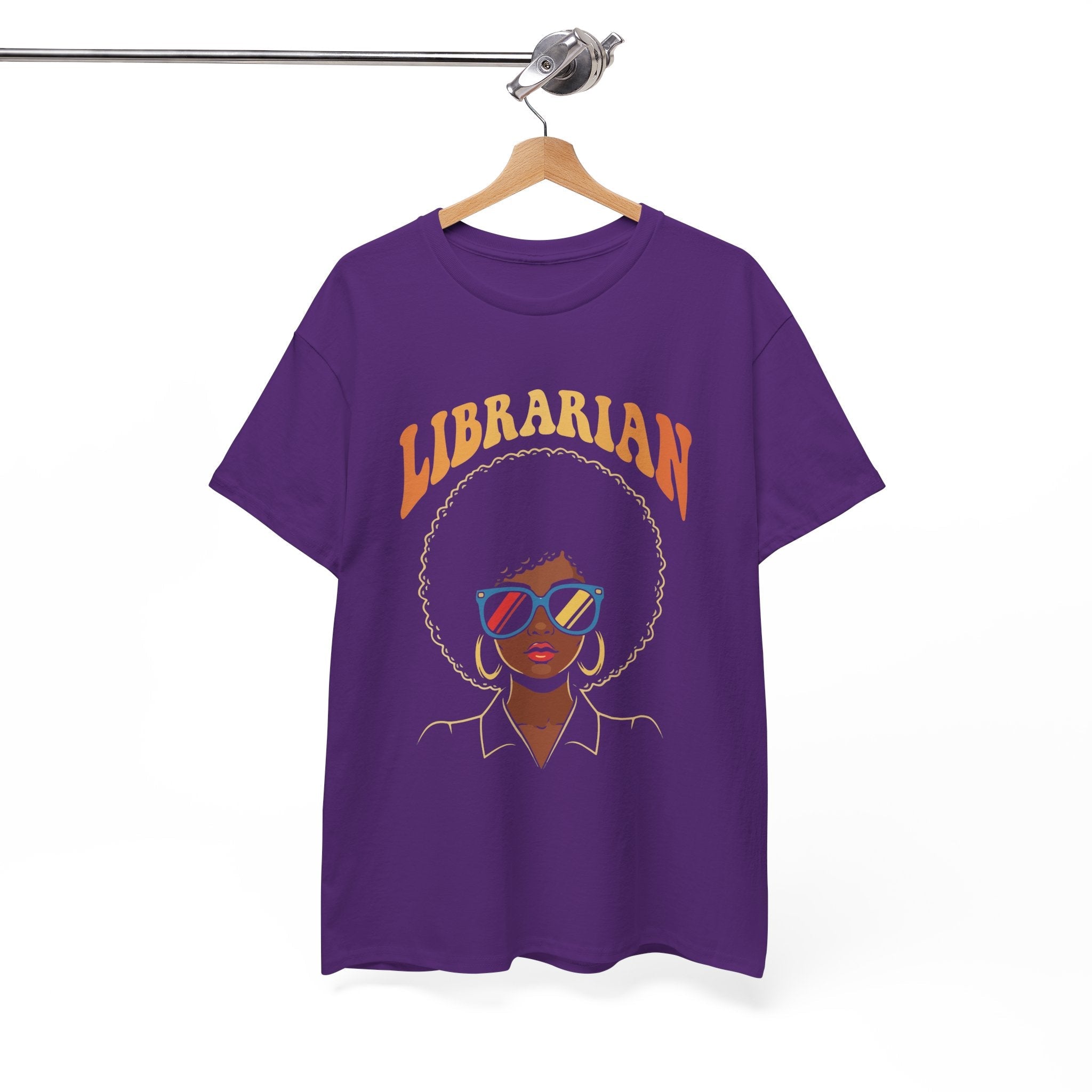 Cool Librarian Unisex Vintage T- Shirt Printify