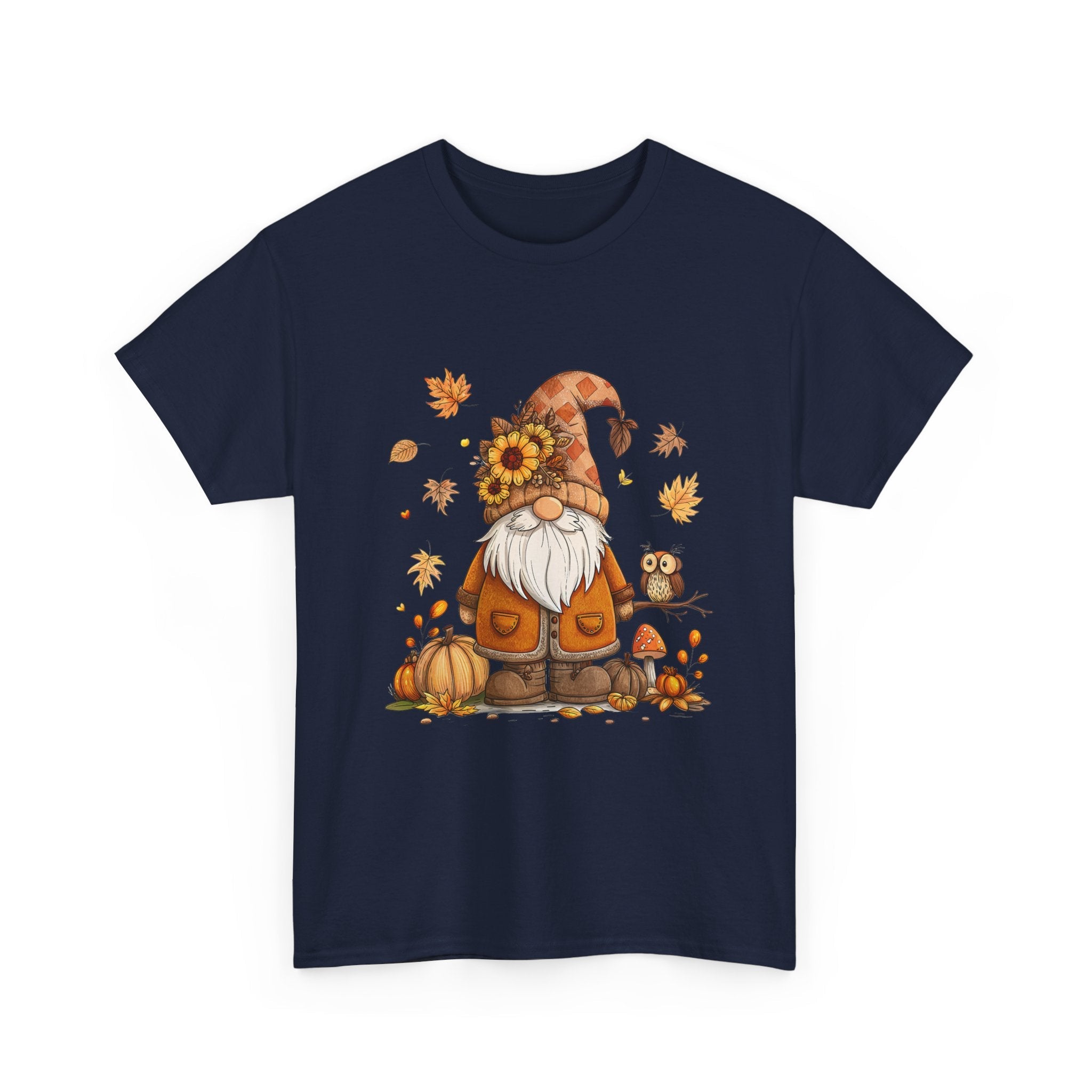 Fall Gnome Retro Unisex T- Shirt Printify