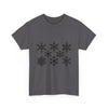 Snowflake Pattern Winter T- Shirt Printify