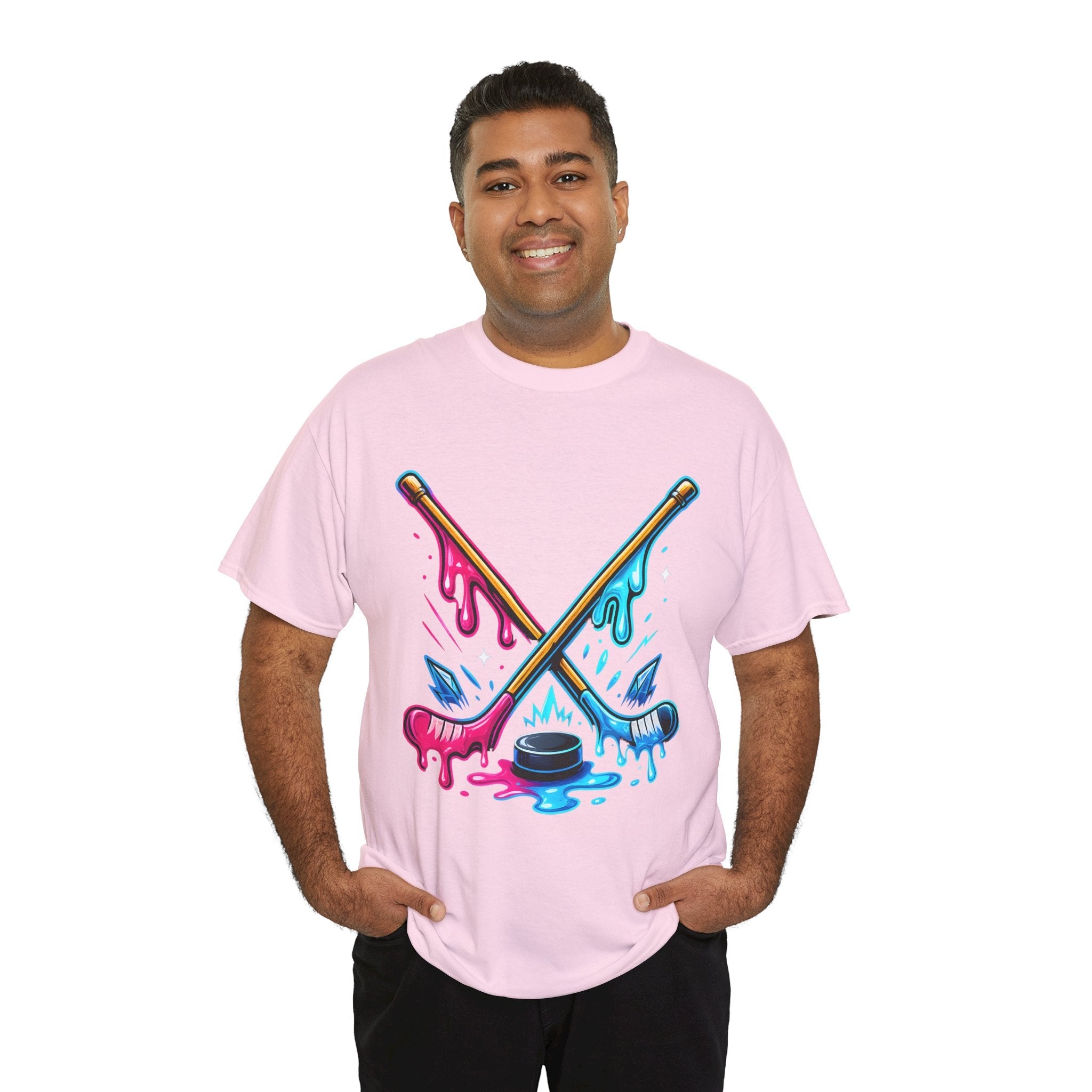 Drip Ice- hockey Unisex T-Shirt Printify
