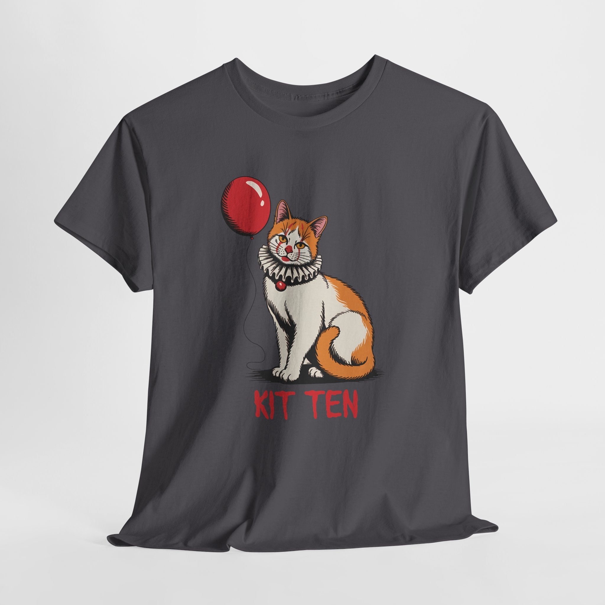Cute Cat Balloon Graphic T-Shirt Printify
