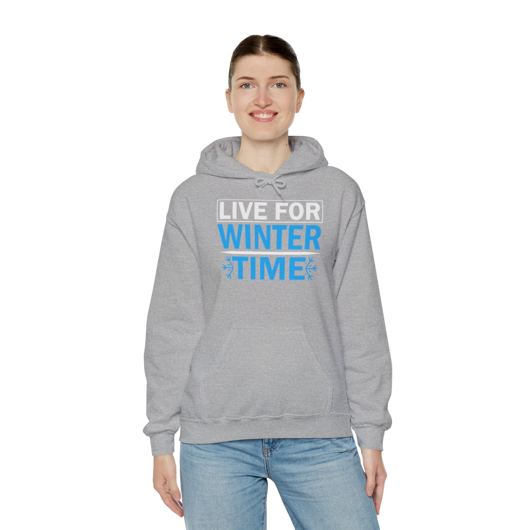 Live for Winter Time Hoodie Printify
