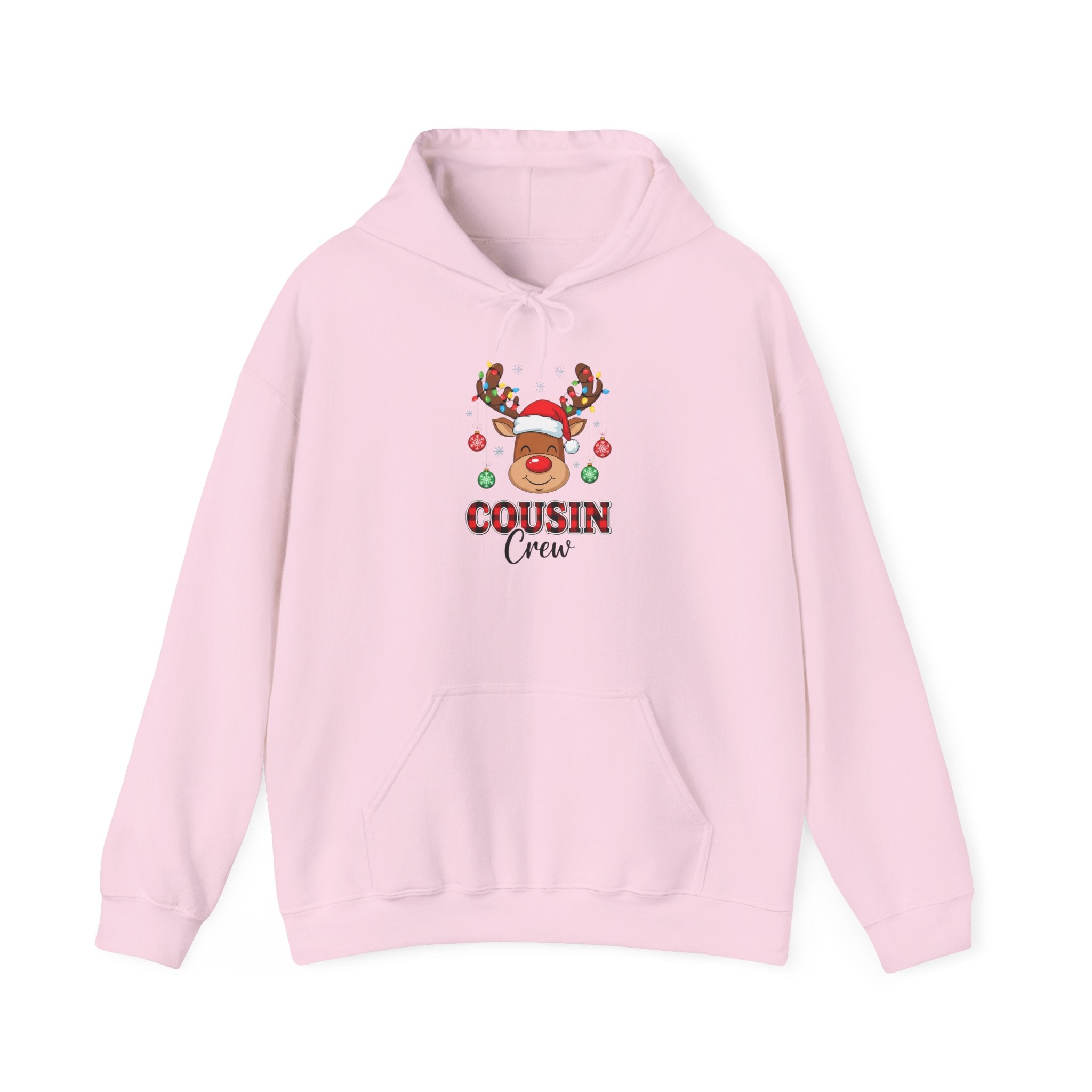 Cousin Crew Reindeer Hoodie Printify