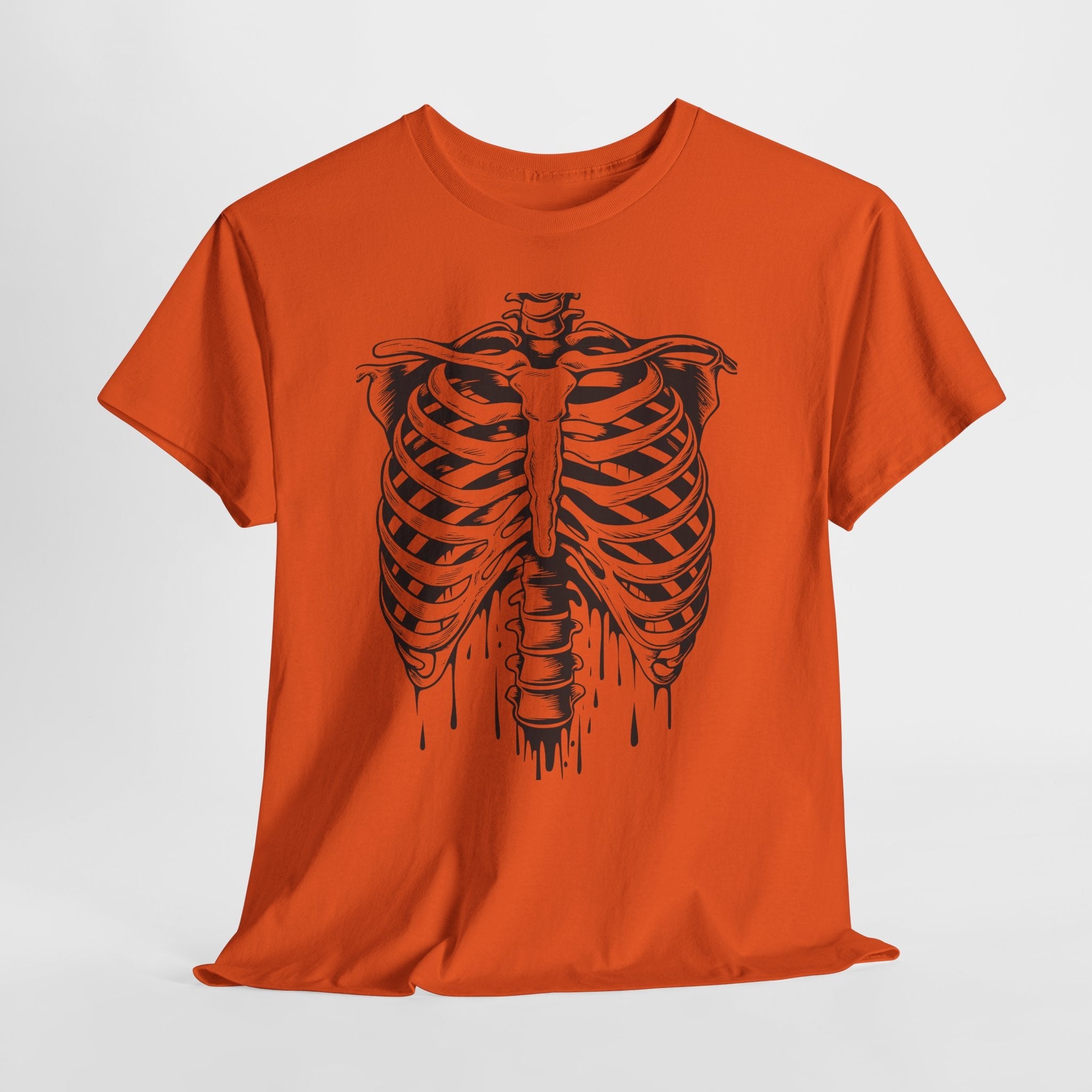 Skeleton Rib Vintage T- Shirt Printify