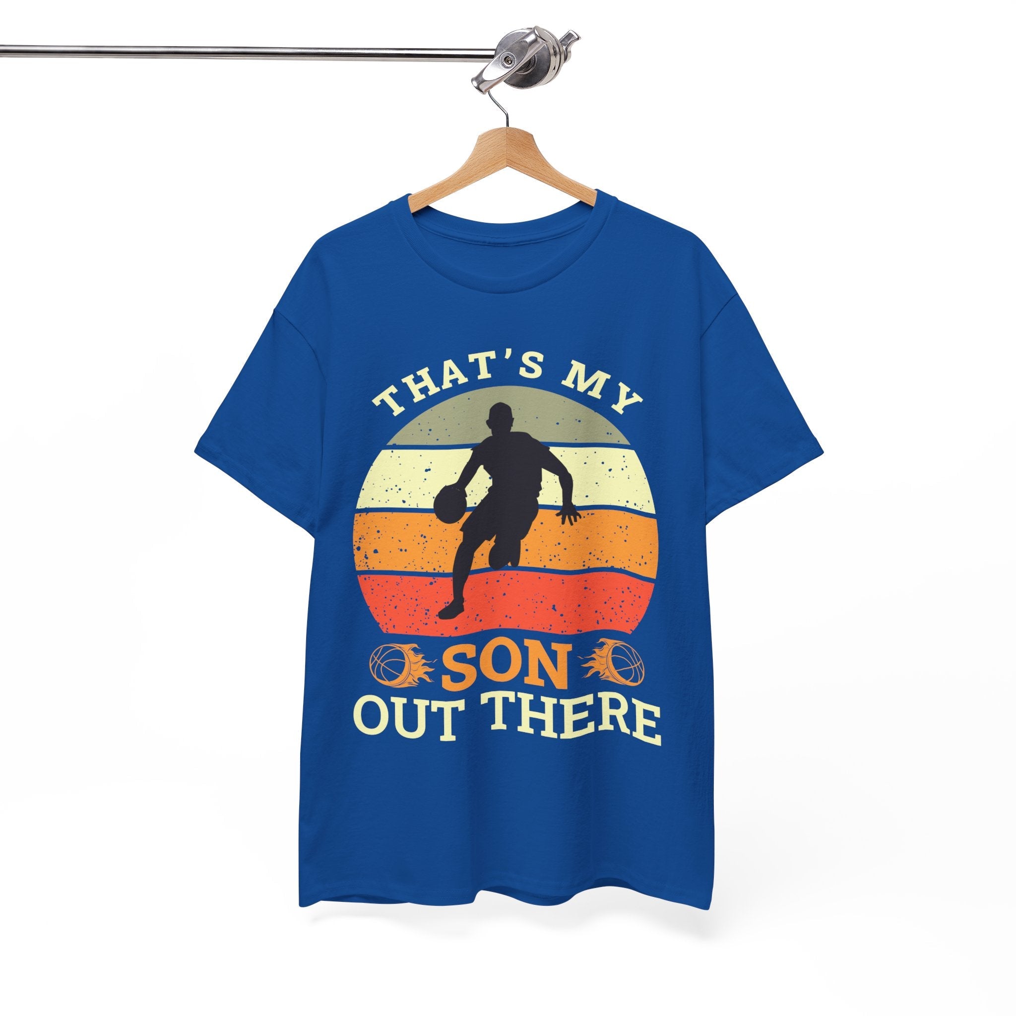Sporty Basketball Dad T-Shirt Printify