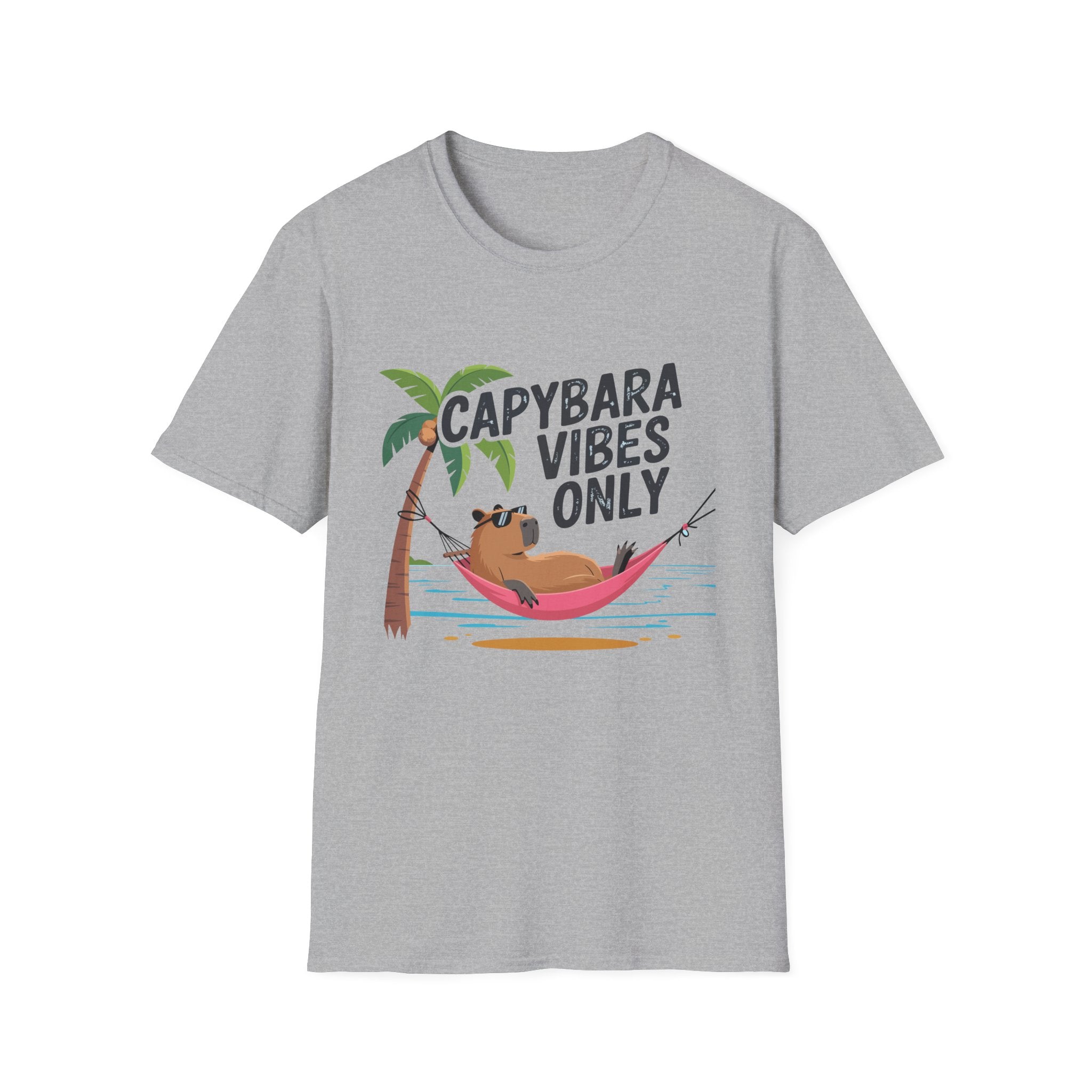 Capybara Vibes Only T-Shirt Printify