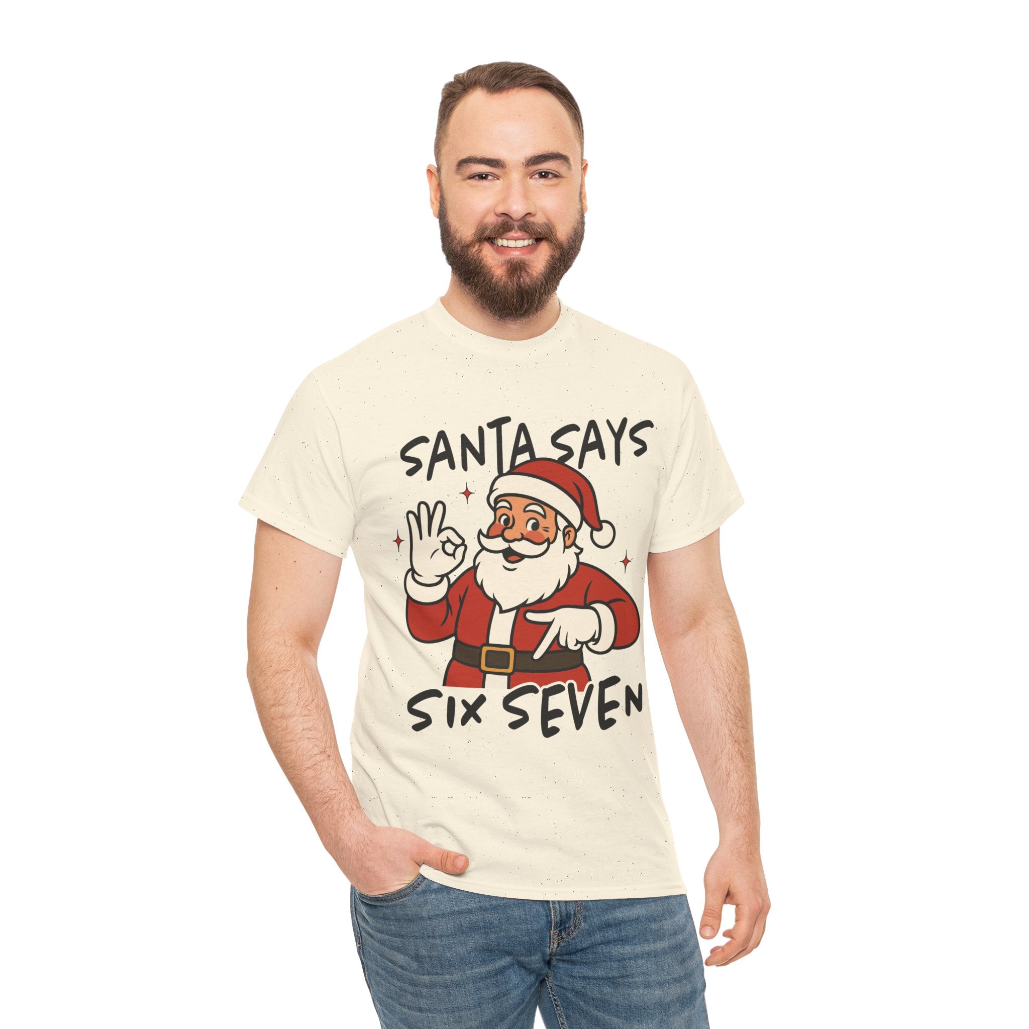 Santa Says Six Seven Unisex T- Shirt Printify