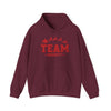 Team Naughty Christmas Hoodie Printify