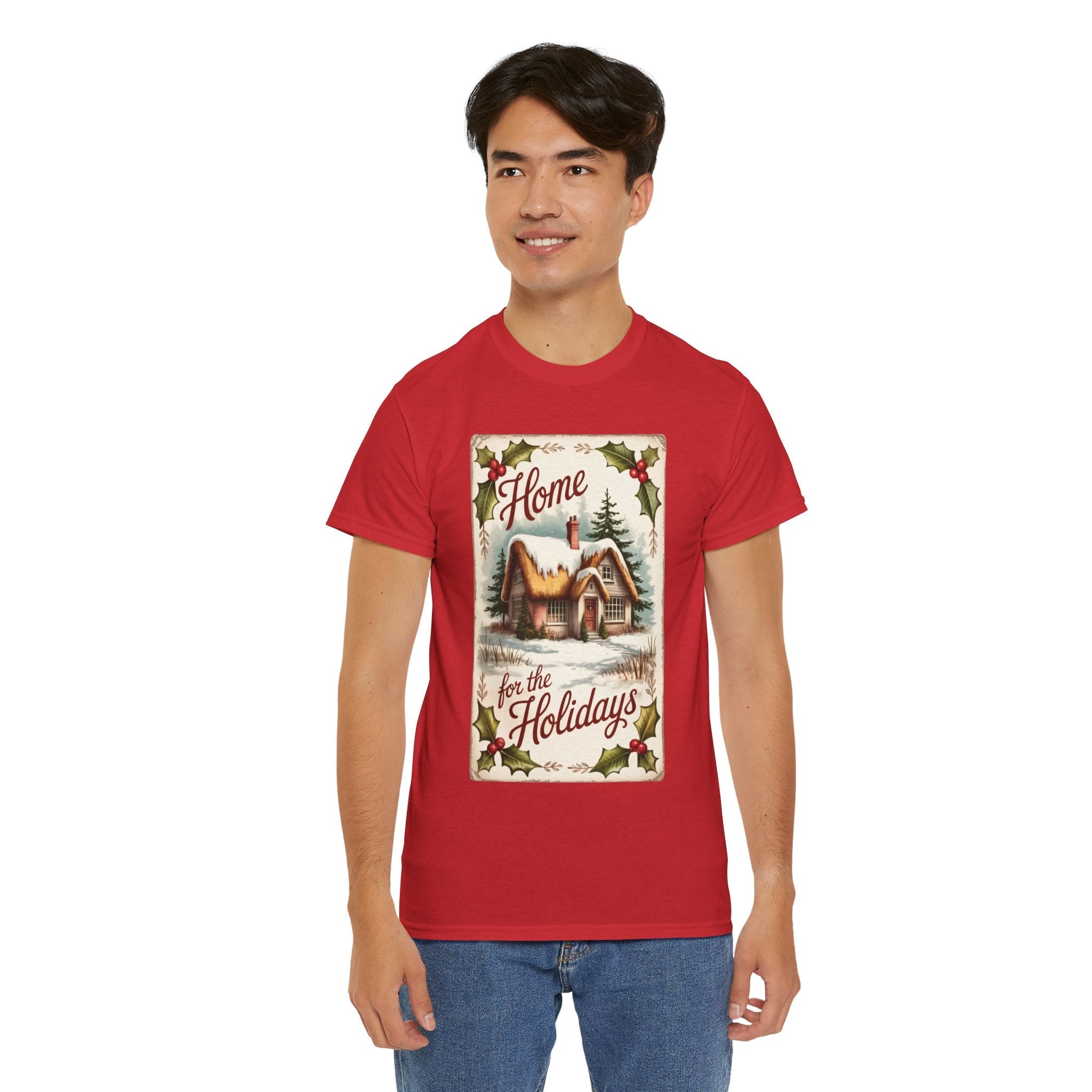 Home for the Holidays Unisex T- Shirt Printify