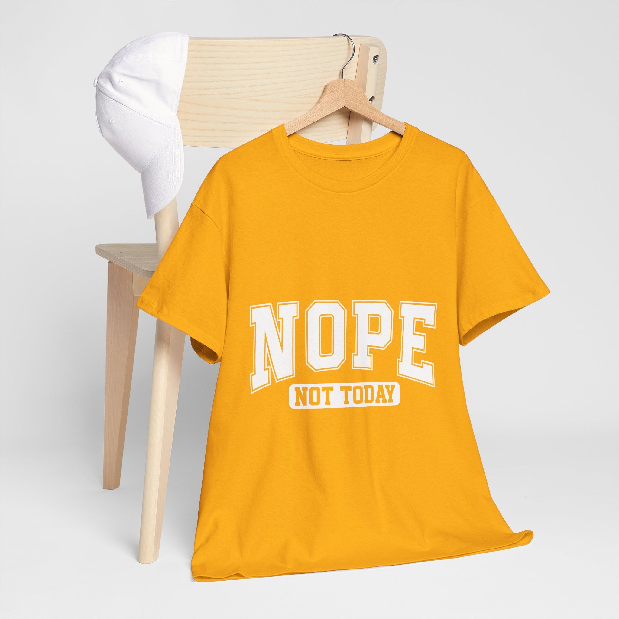 NOPE Not Today  Funny Graphic T-Shirt Printify