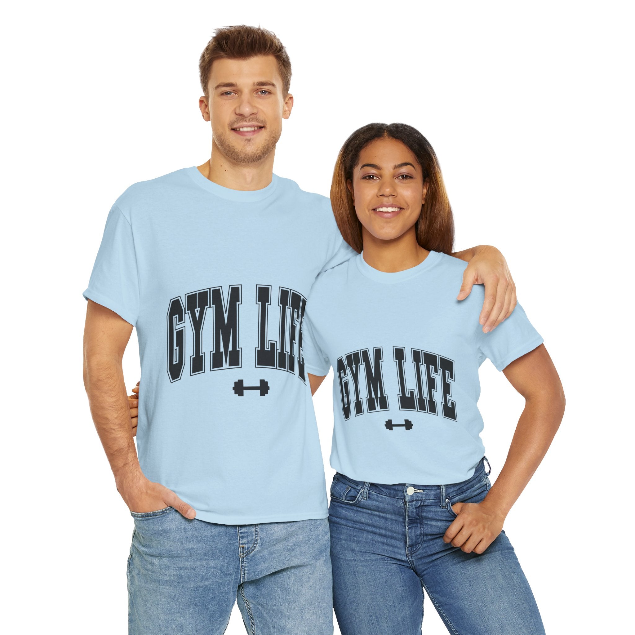 Gym Life Unisex Heavy Cotton T- Shirt Printify