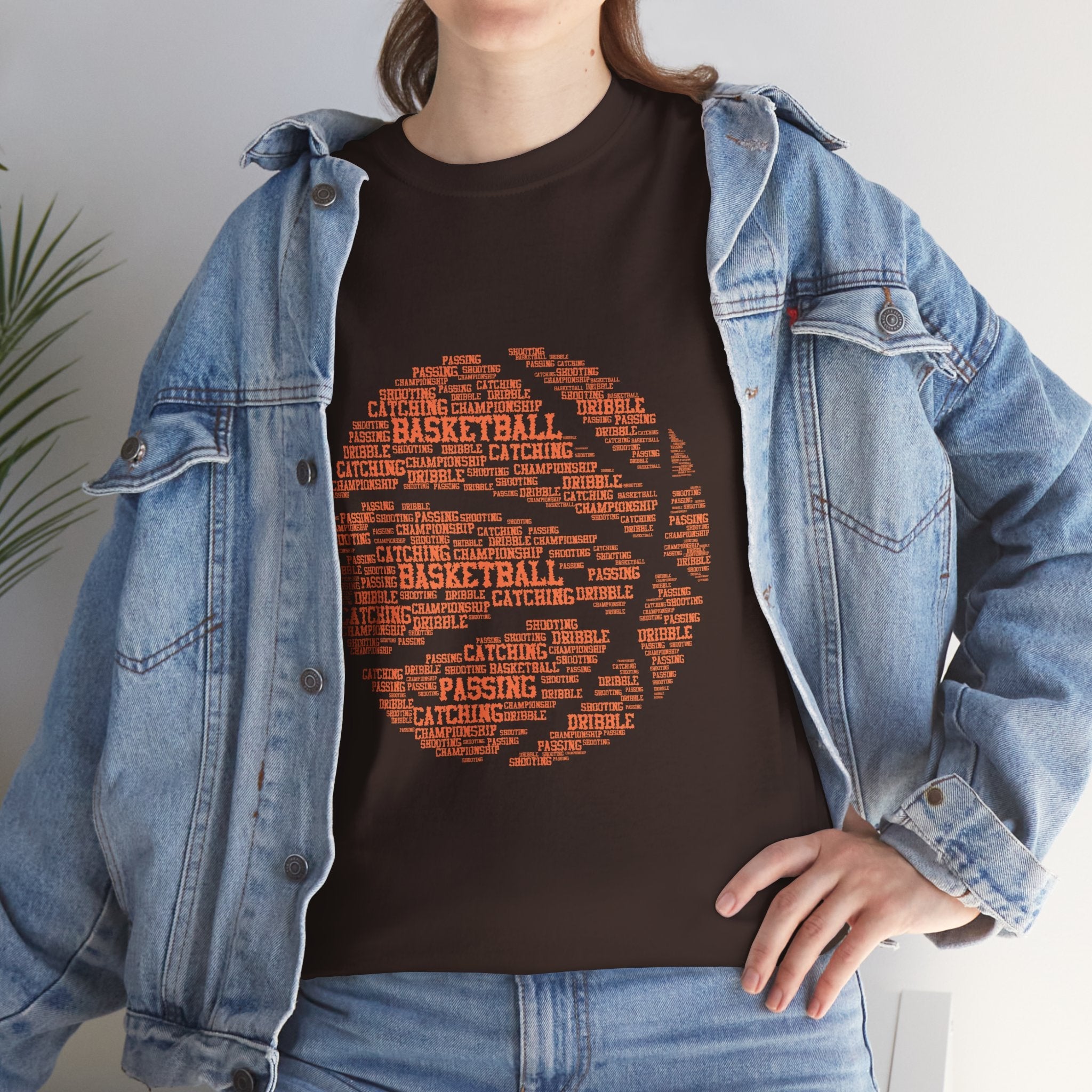 Basketball Word Art Unisex T- Shirt Printify