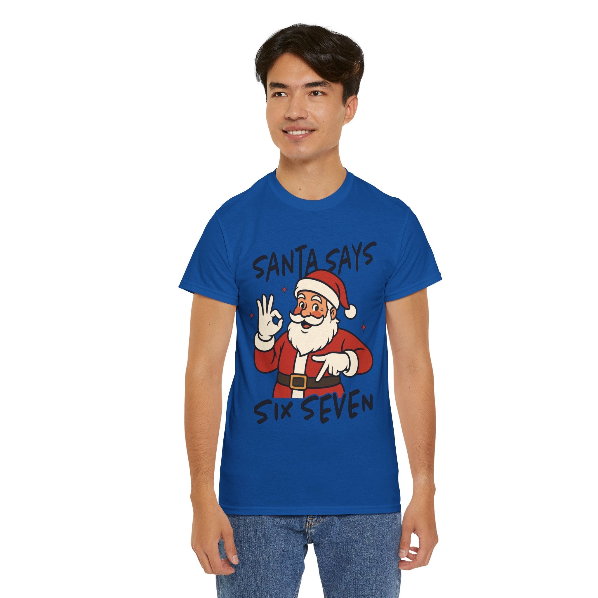 Santa Says Six Seven Unisex T- Shirt Printify