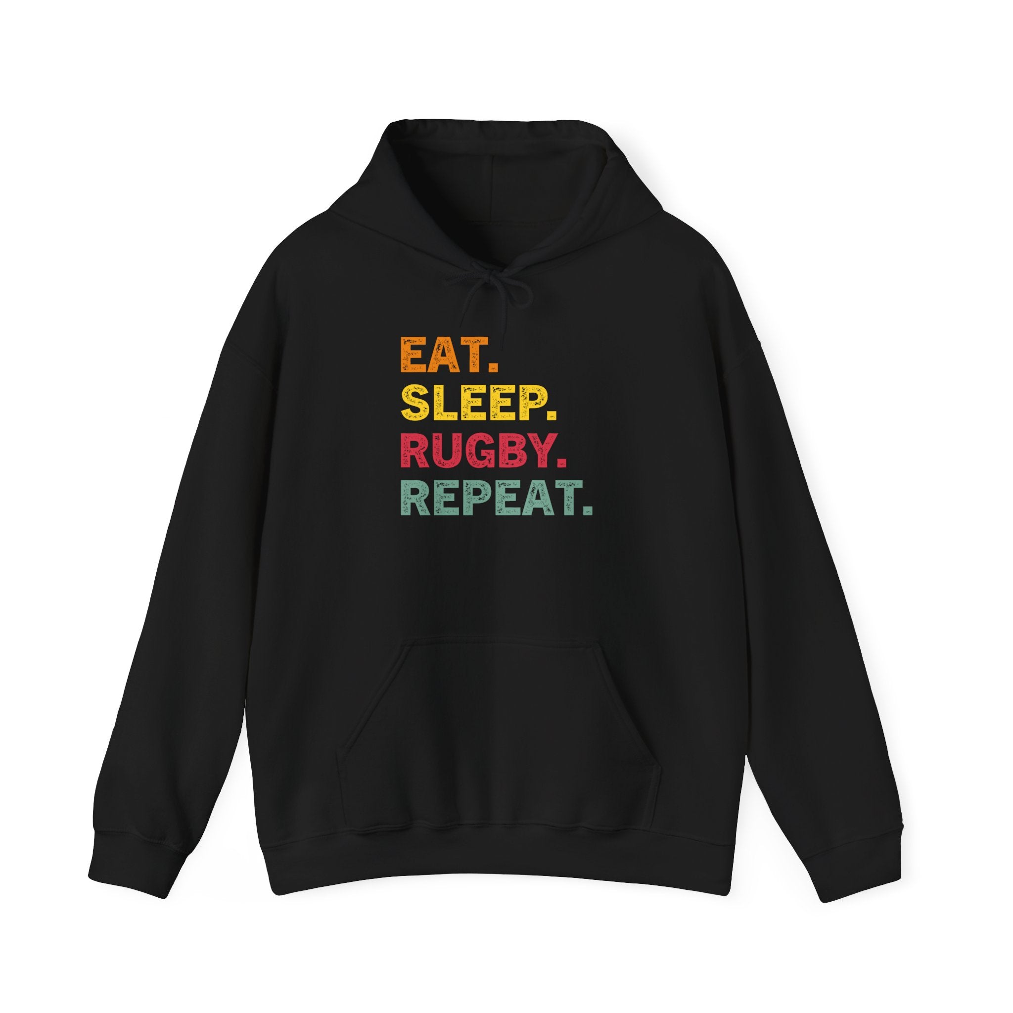 Eat. Sleep. Rugby. Repeat. Hoodie Printify