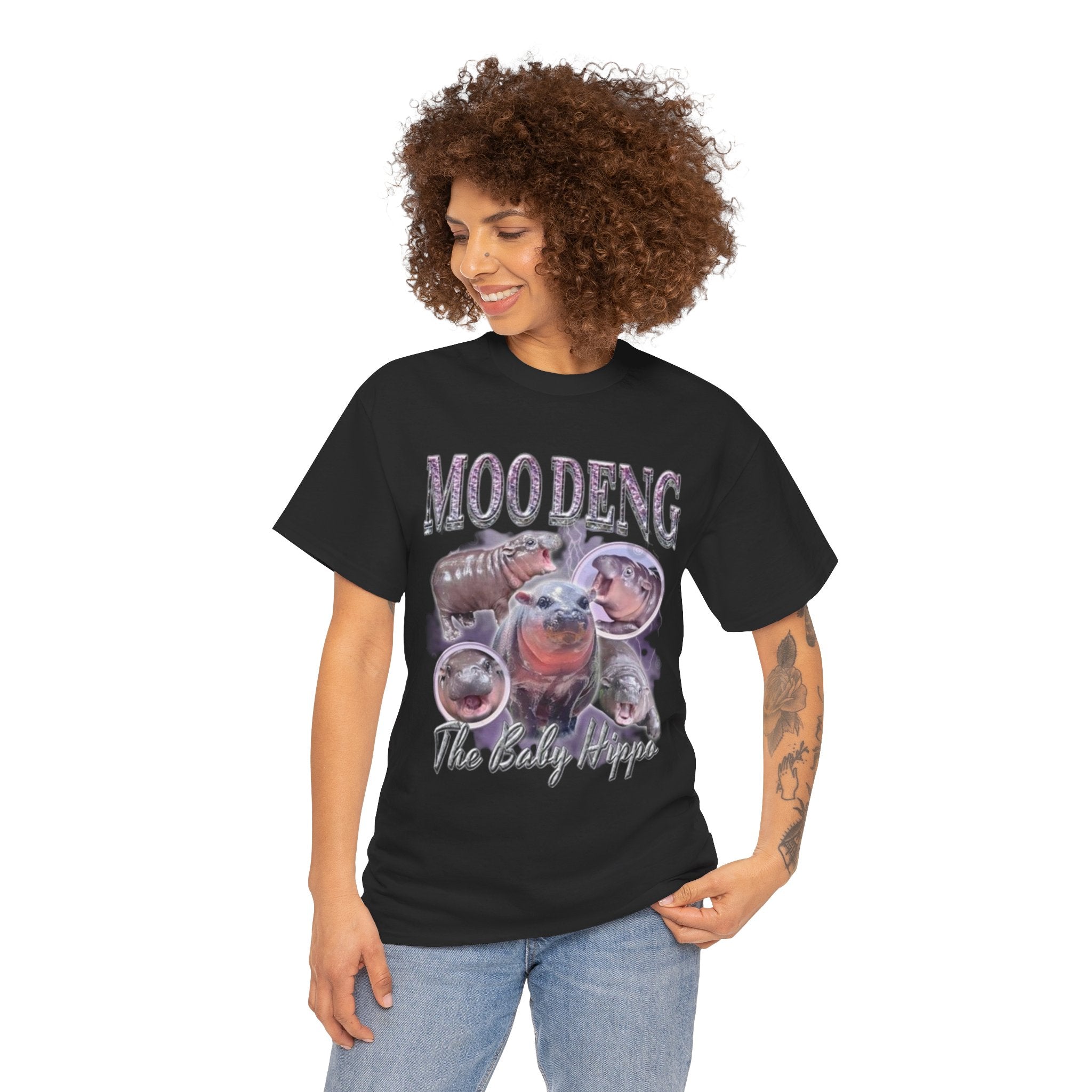 Moo Deng The Baby Hippo T-Shirt Printify