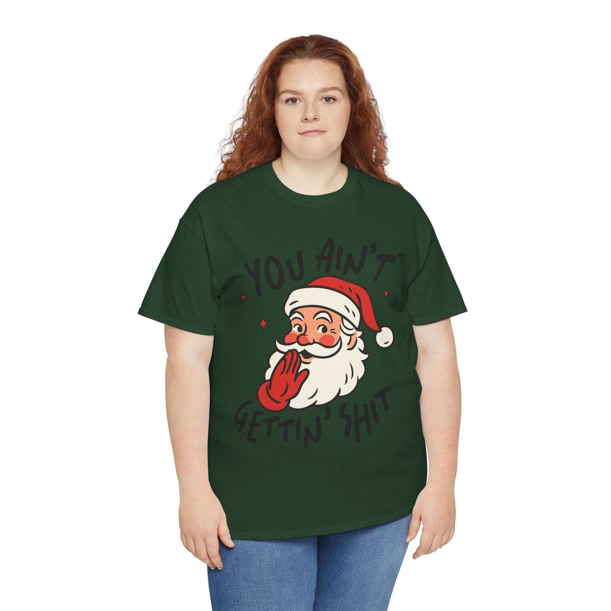 Holiday Humor Santa Funny Christmas T- Shirt Printify