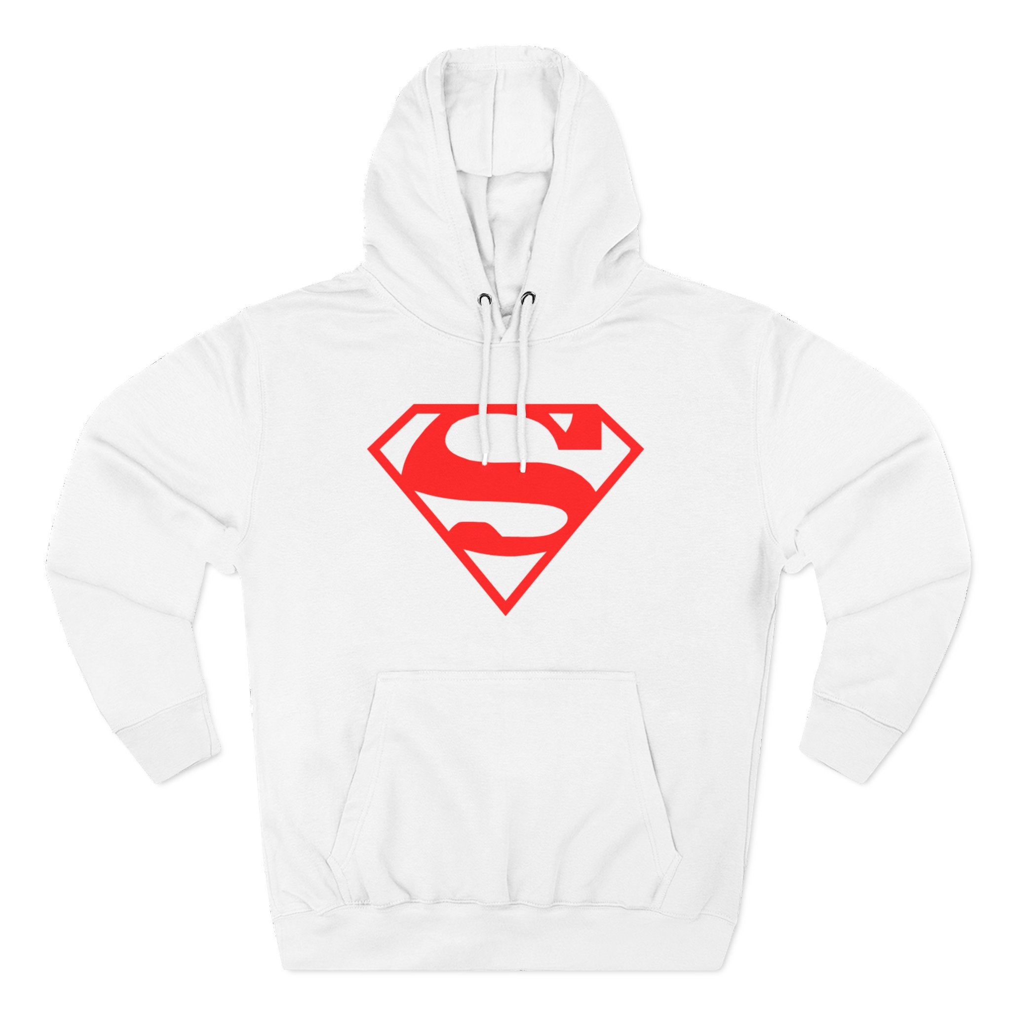 Superman Premium Fleece Hoodie Printify