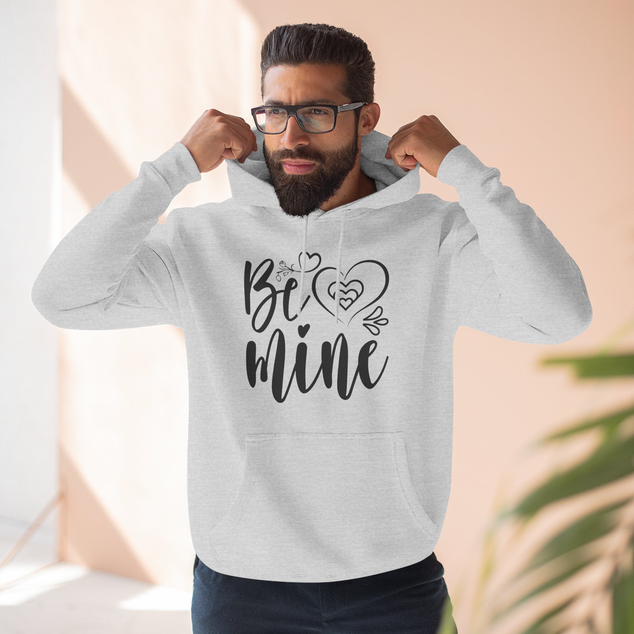 Be Mine - Romantic Heart Hoodie Printify