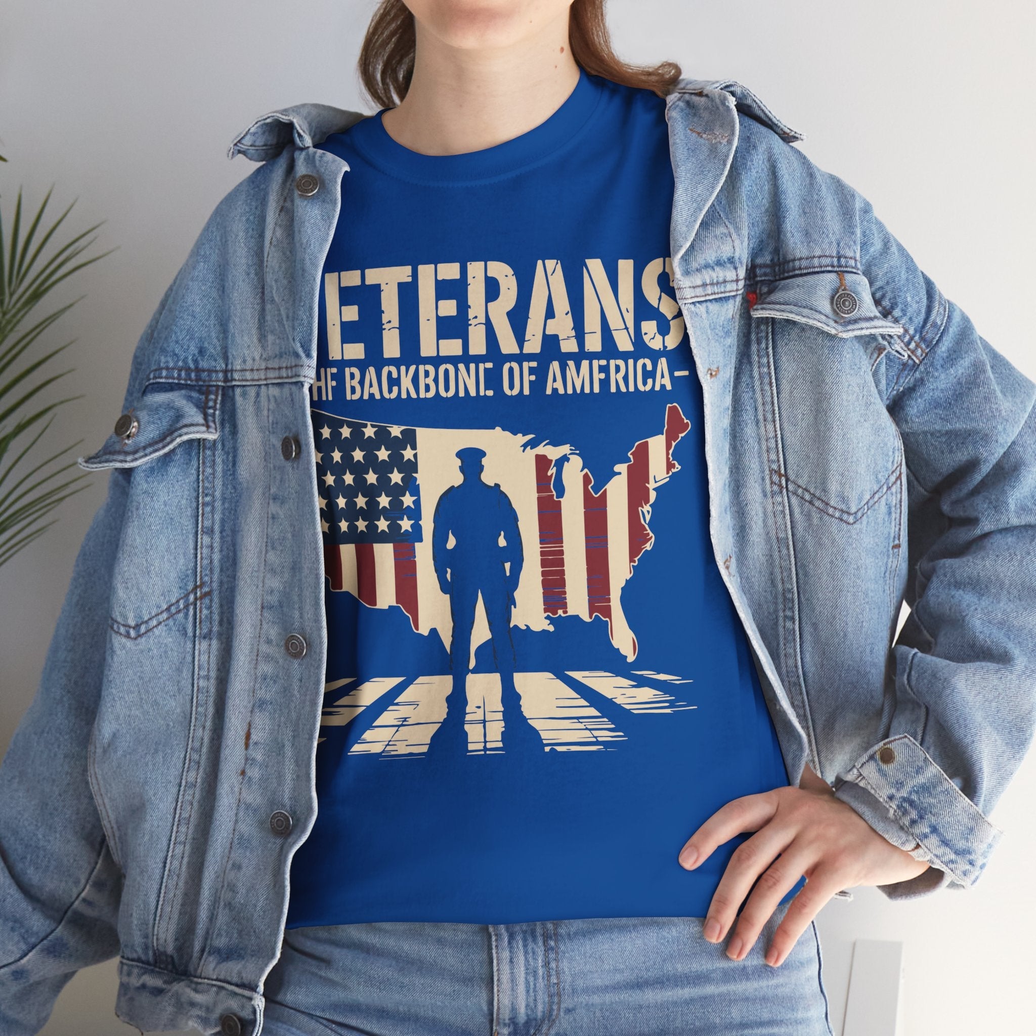 Veterans Tribute the Backbone of America T-Shirt Printify
