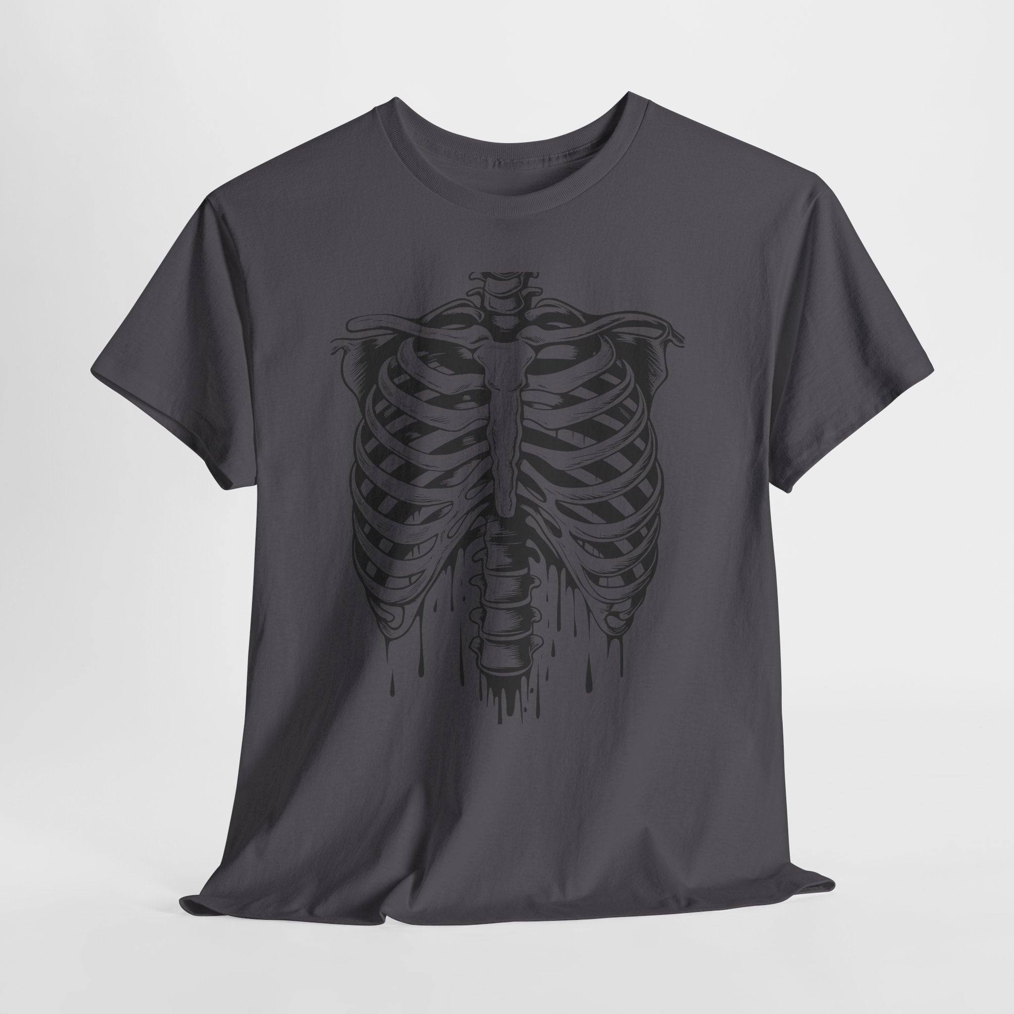 Skeleton Rib Vintage T- Shirt Printify