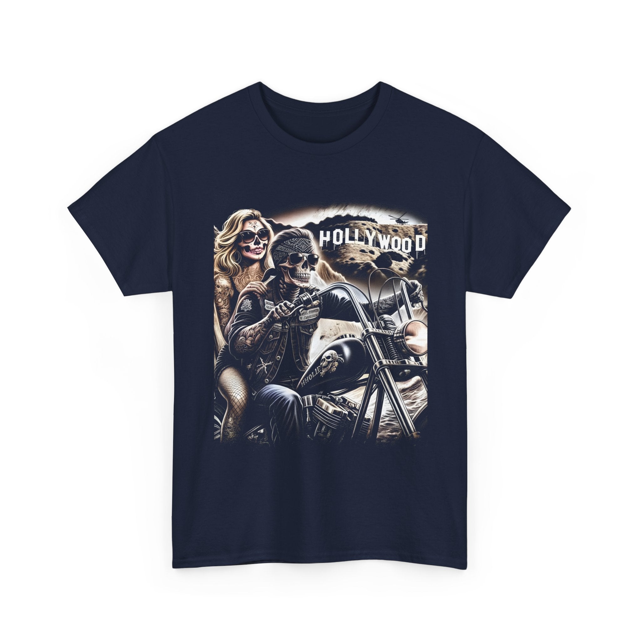 Hollywood Biker Vintage T- Shirt Printify