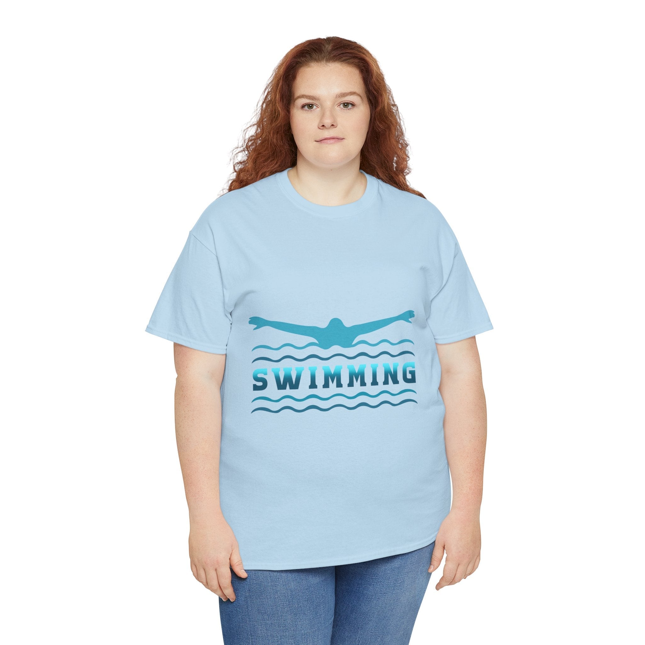 Swimming Unisex T-Shirt Printify
