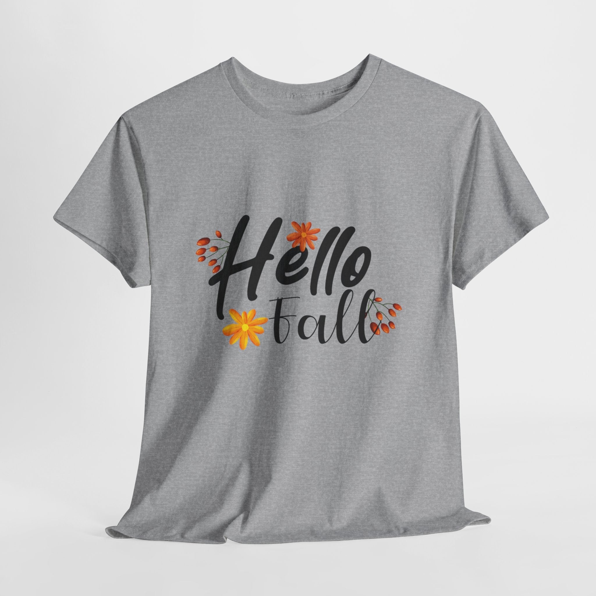 Hello Fall Graphic T-Shirt Printify