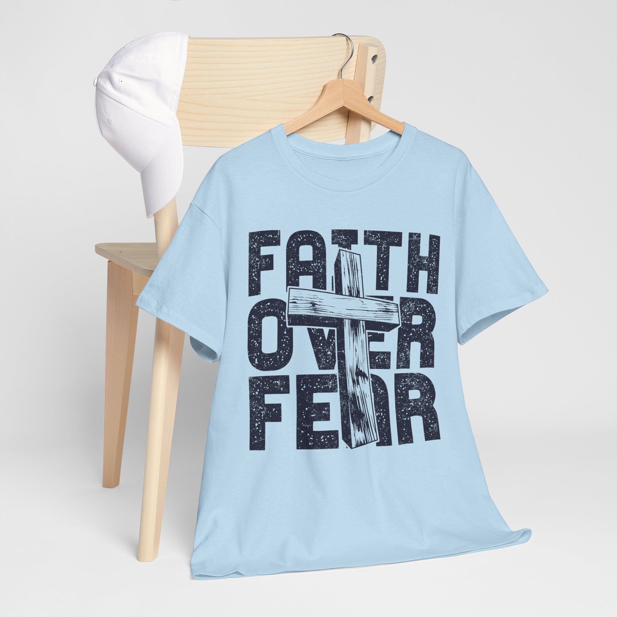 Faith Over Fear Graphic T-Shirt Printify