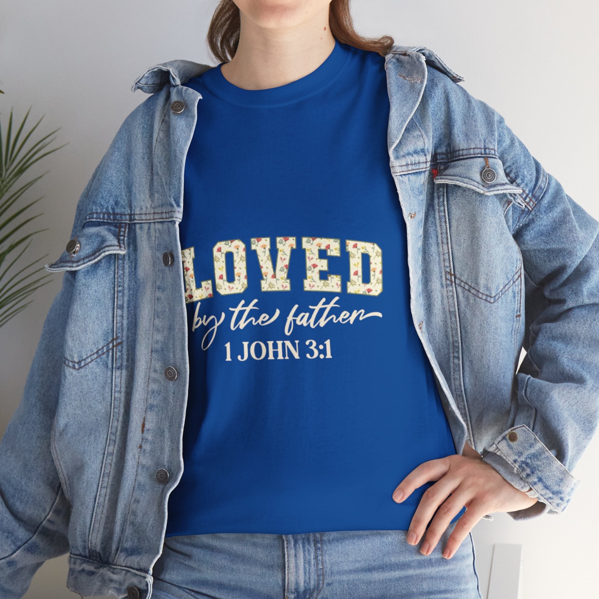 Loved by the Father T-Shirt Printify