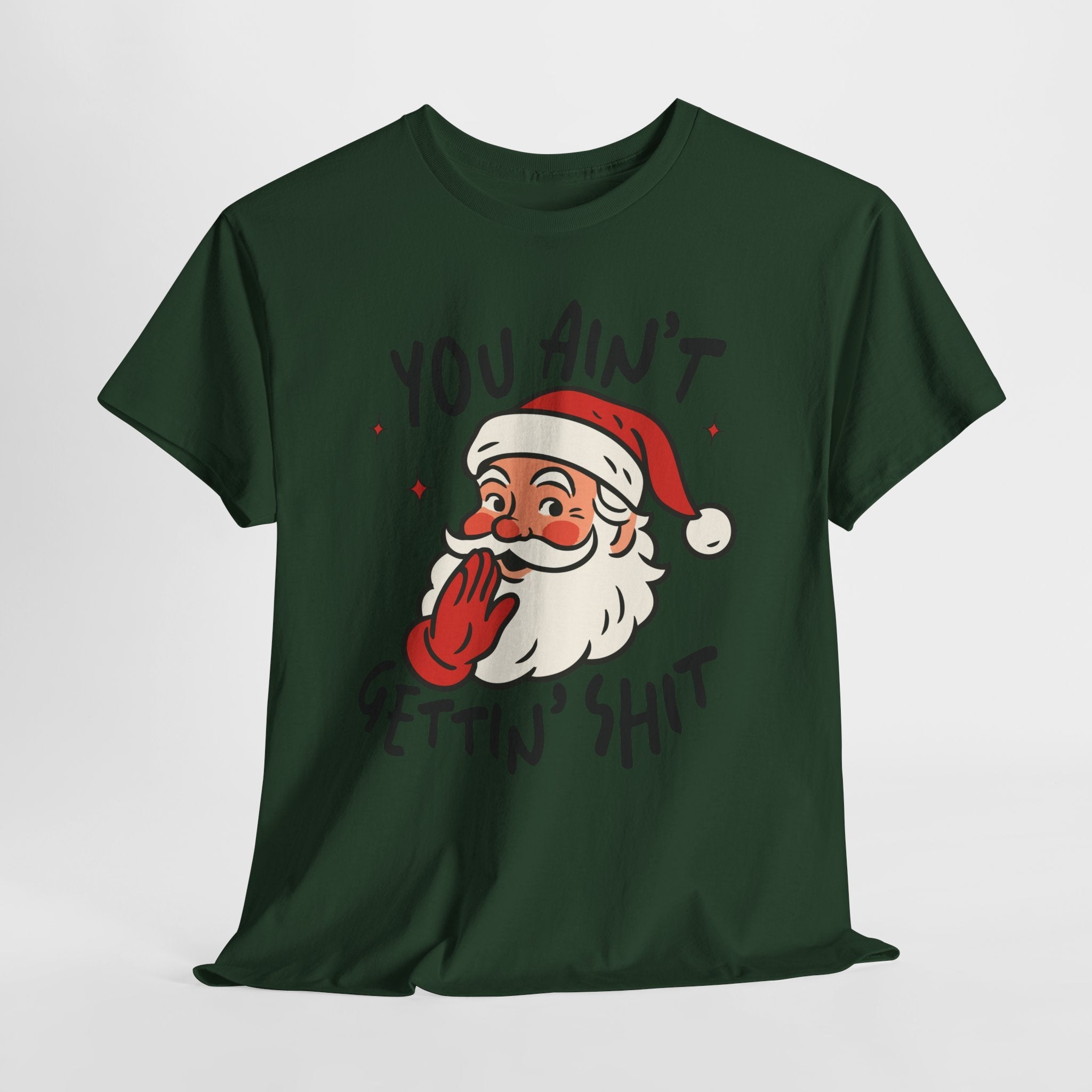 Holiday Humor Santa Funny Christmas T- Shirt Printify