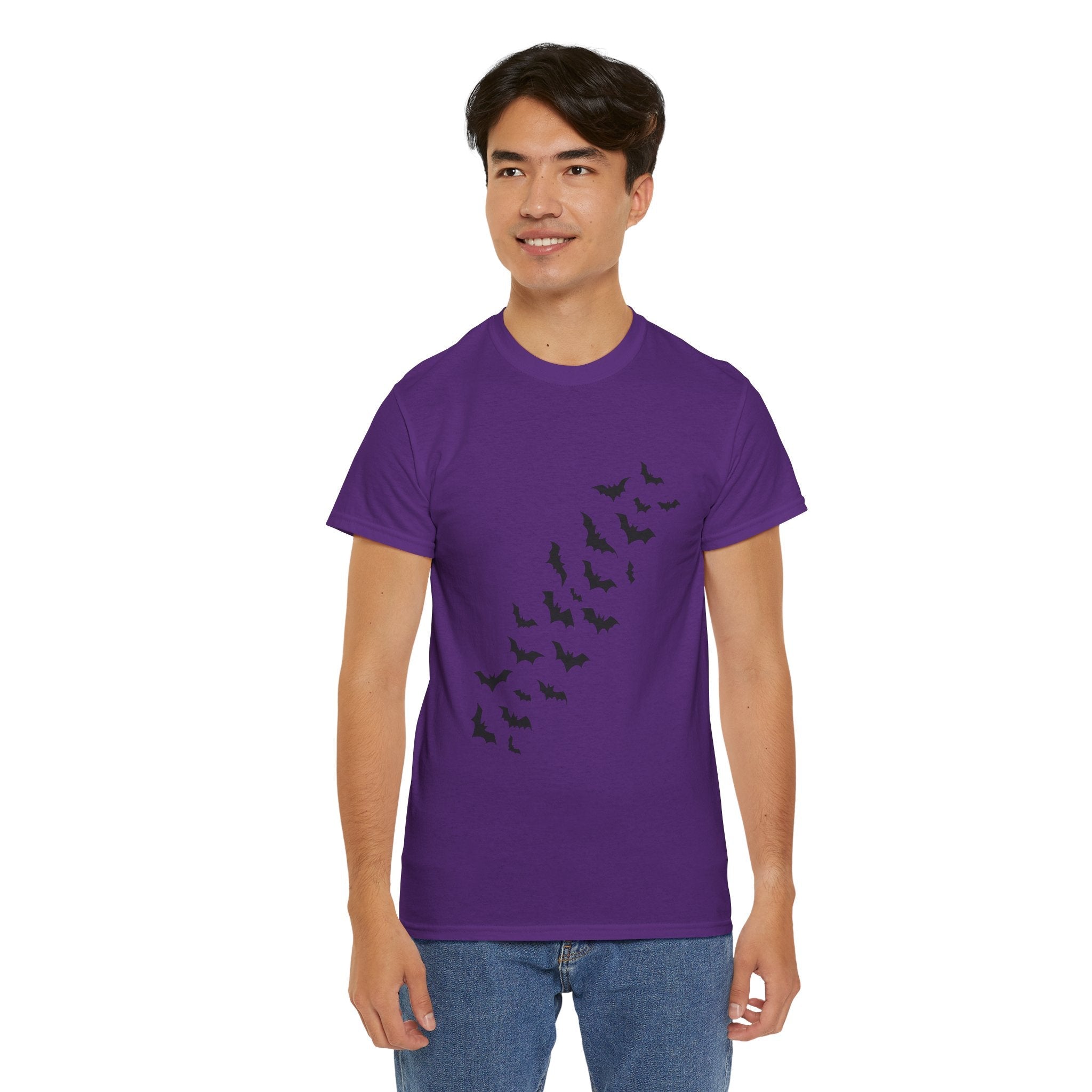 Halloween Bat Unisex Graphic T- Shirt Printify