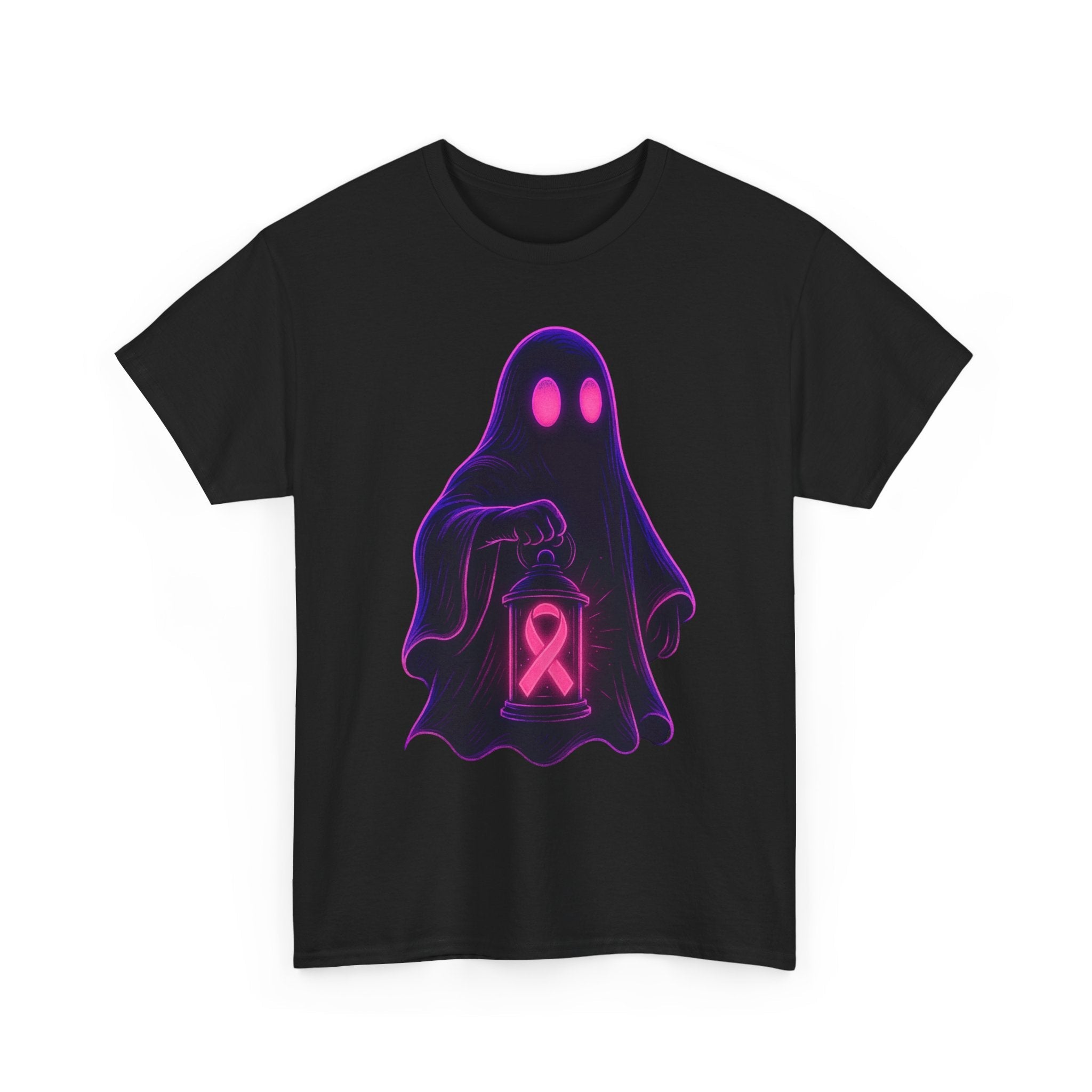 Neon Ghost Graphic T-Shirt Printify