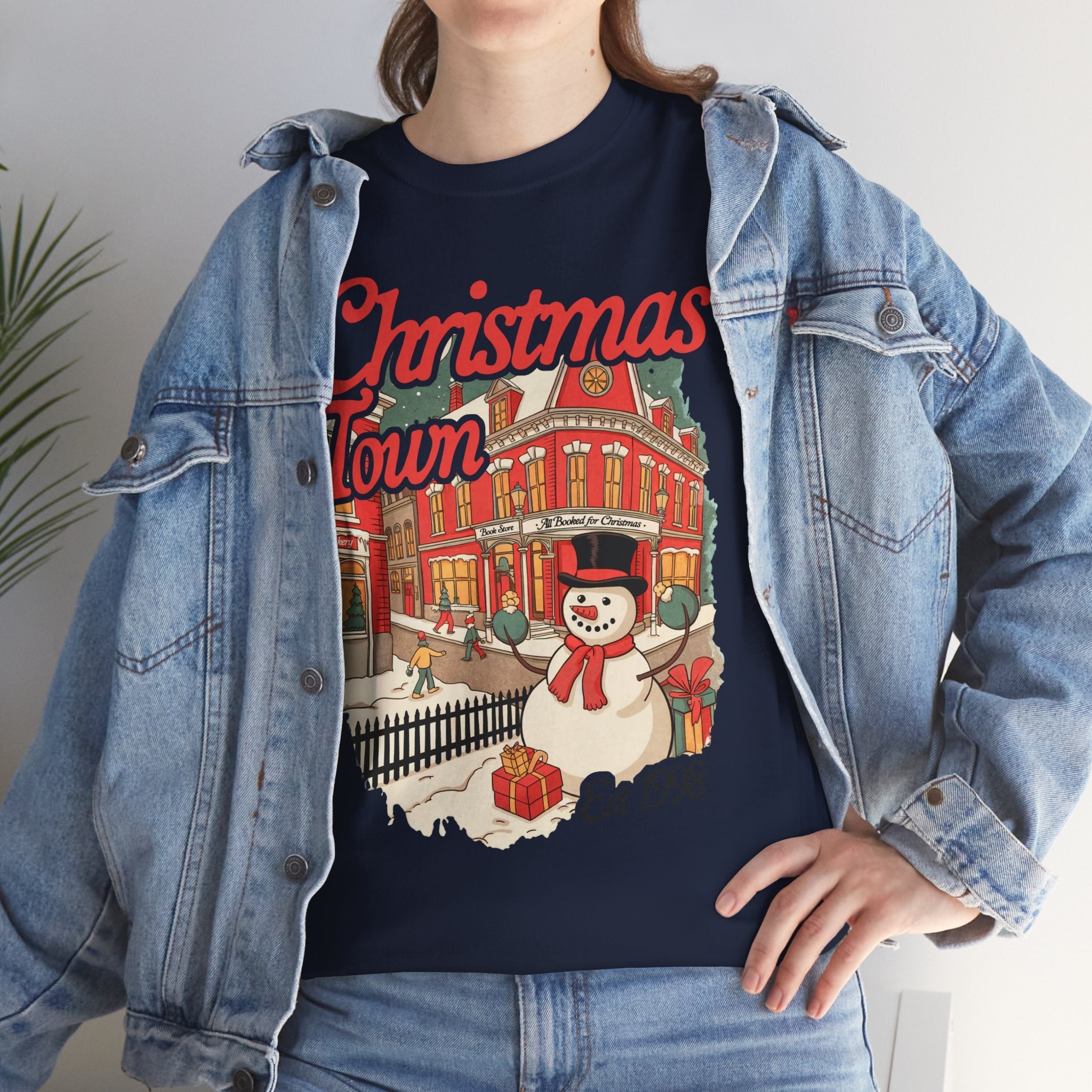 Christmas Town Unisex Graphic T- Shirt Printify