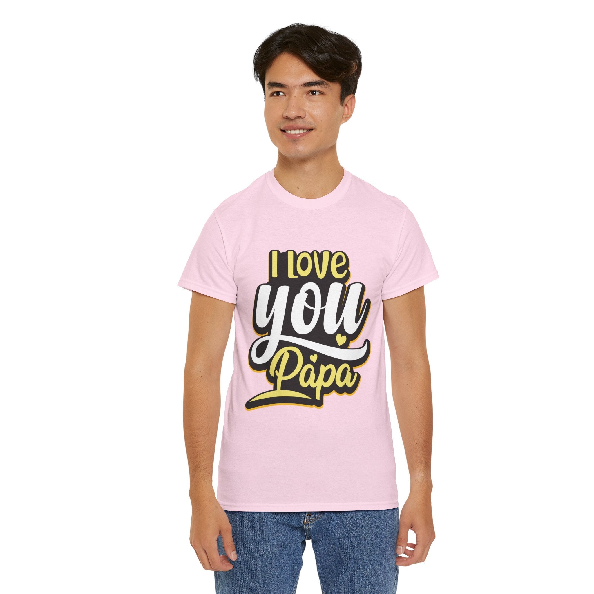 I Love You Papa Unisex Graphic T-Shirt Printify
