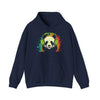 Panda with Headphones Hoodie Printify