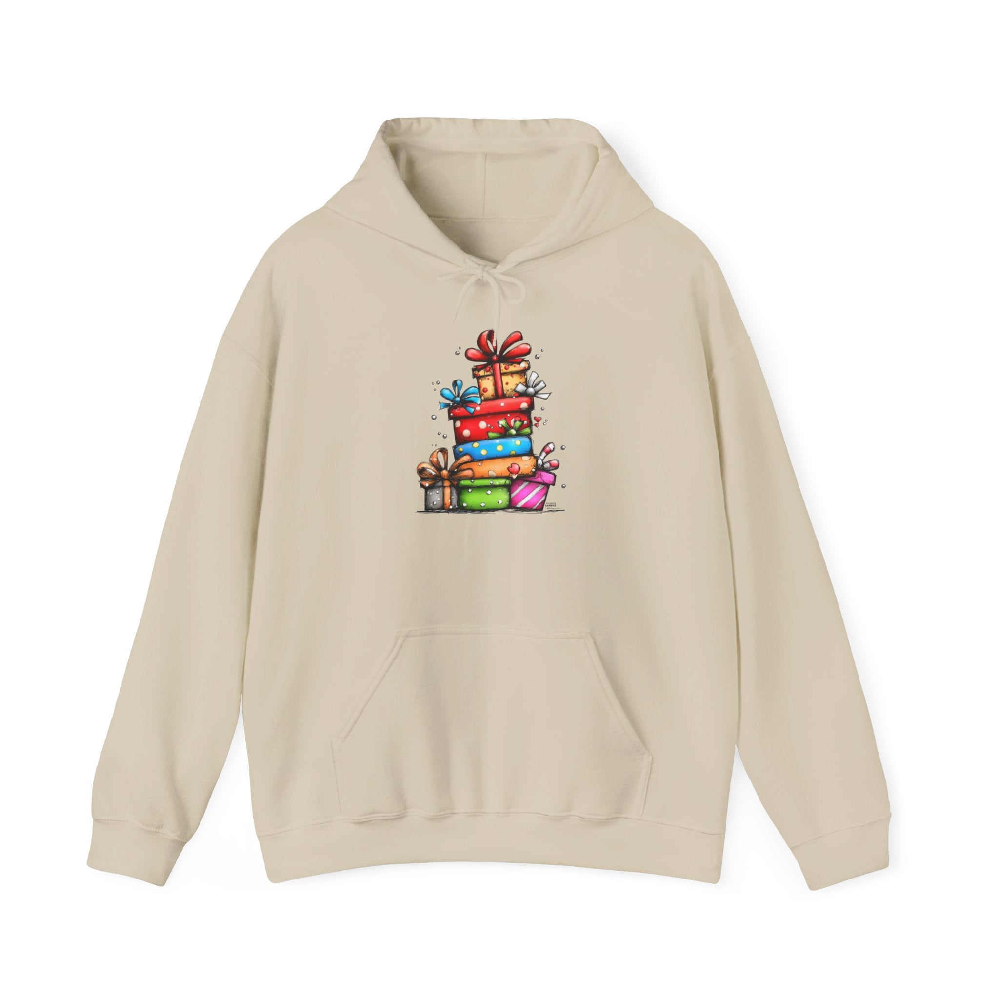 Holiday Gift Stack Hoodie Printify