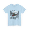Christmas Train 'Believe' Unisex T- Shirt Printify