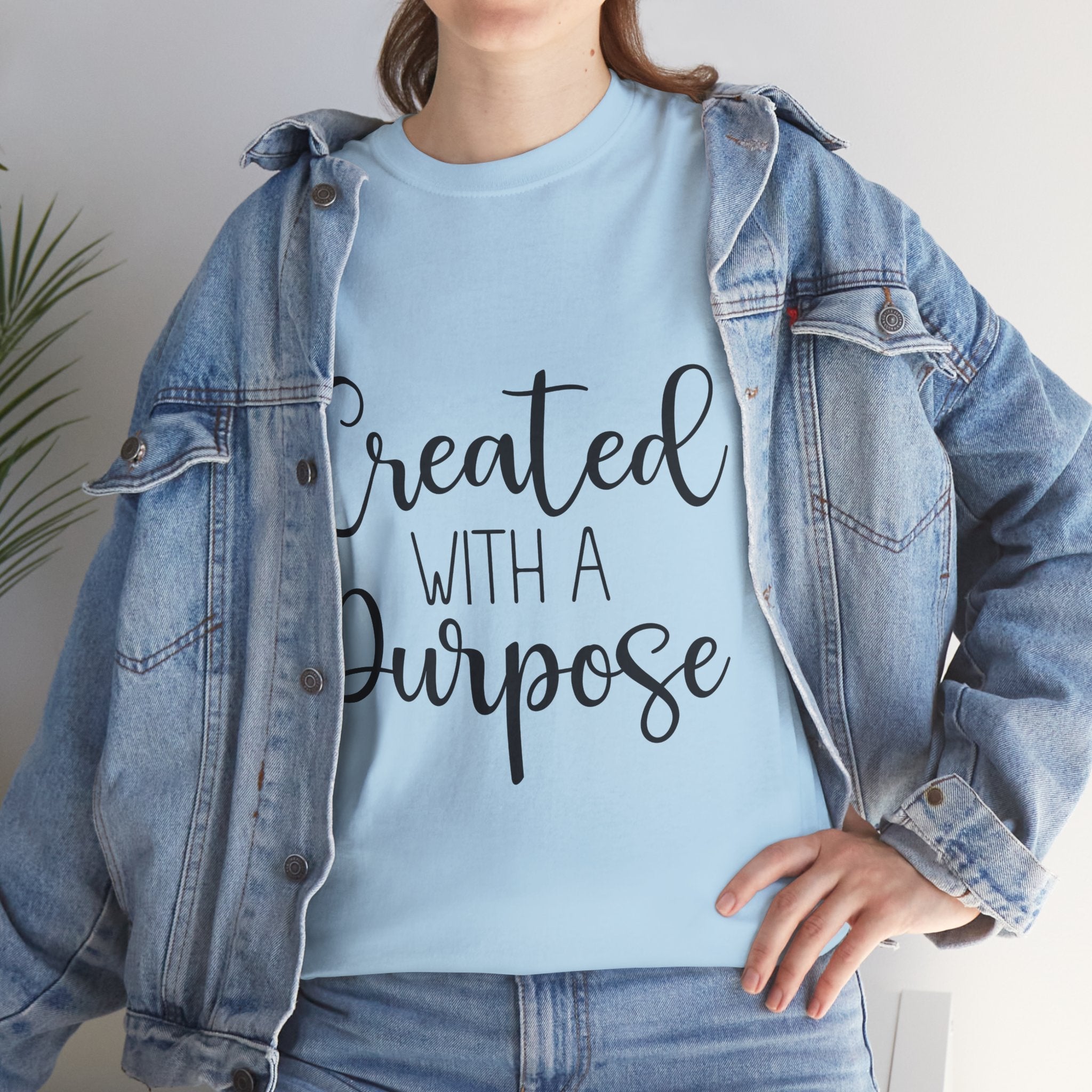 Created with a Purpose Unisex T- Shirt Printify
