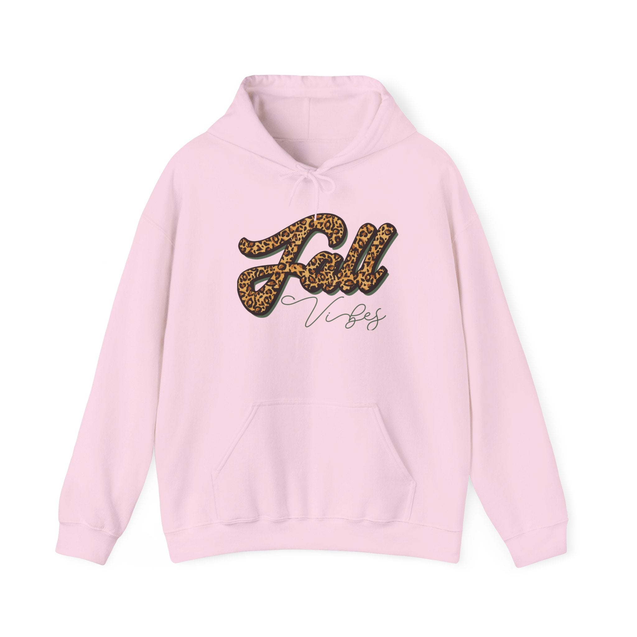 Fall Vibes Leopard Graphic Hoodie Printify