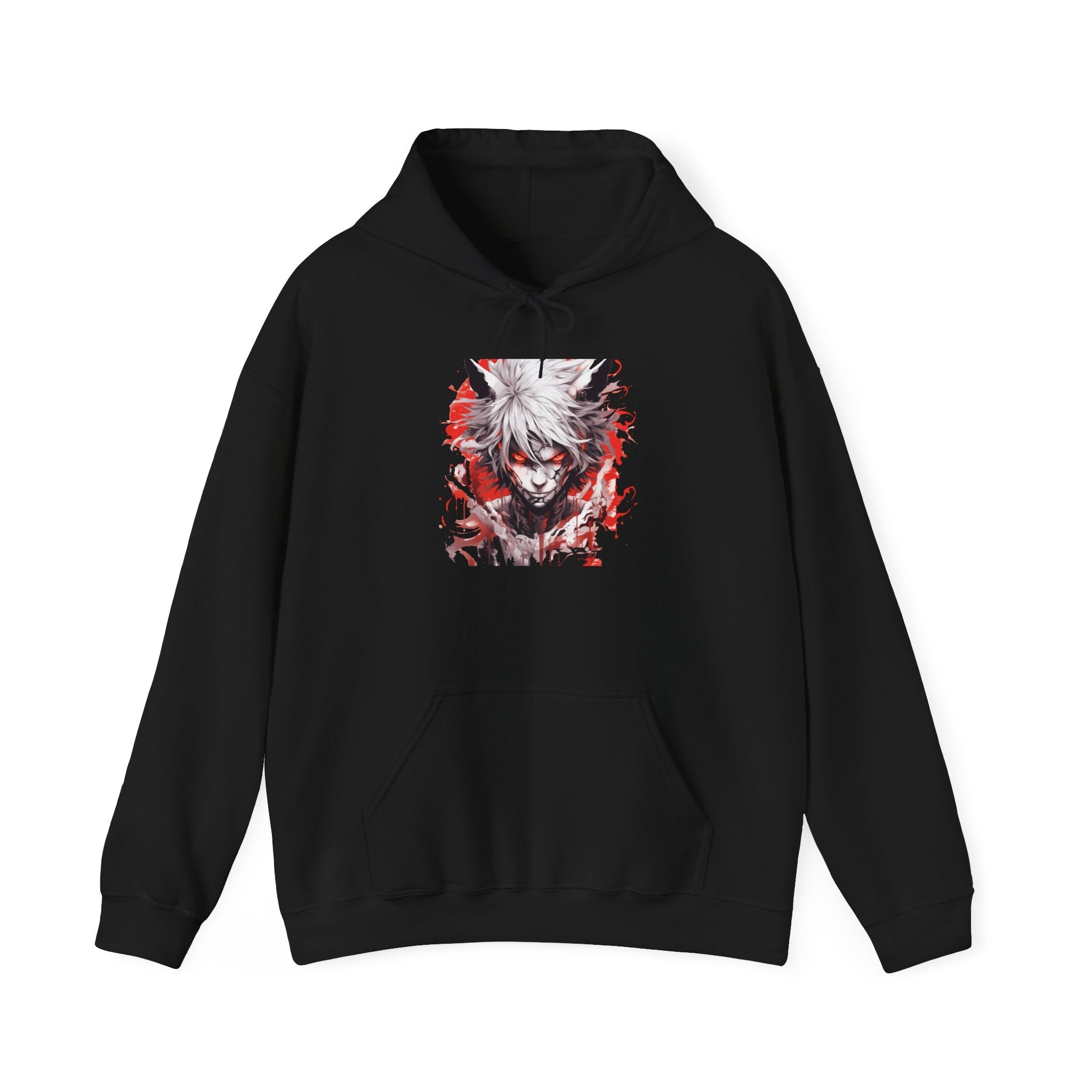 Anime Demon Mask Hoodie Printify